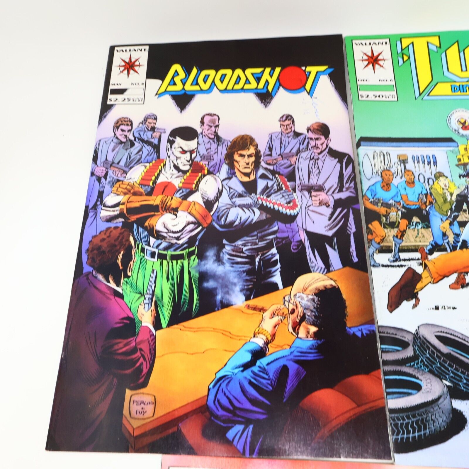 Lot 5 Mixed Valiant Comics Bloodshot Deathmate Turok Shadow Eternal Warrior 90s