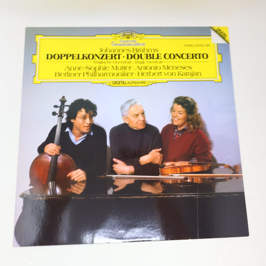 Herbert von Karajan Brahms Mutter Meneses Double Concerto LP Record 410 603-1