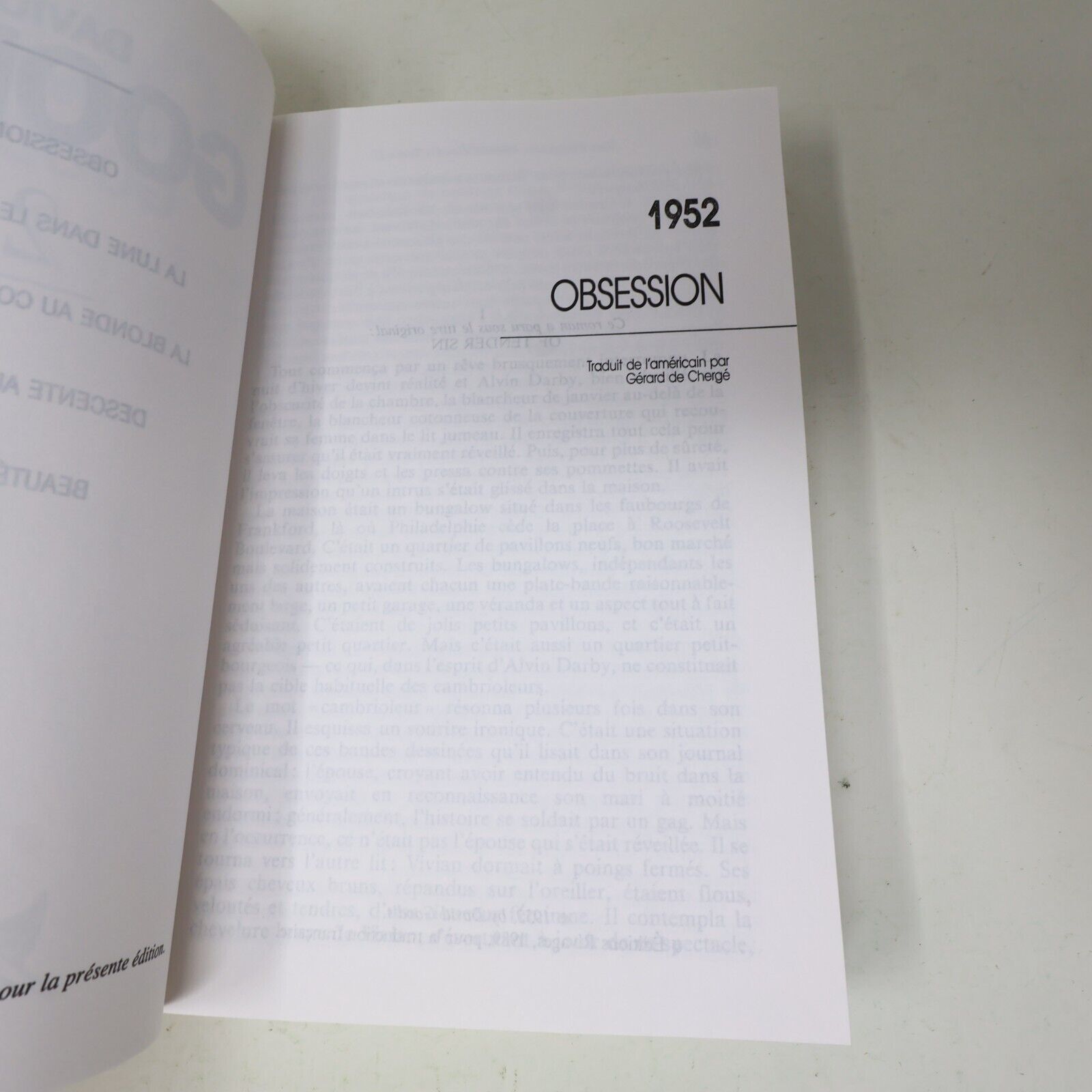 Intégrale David Goodis #2 1994 Librairie des Champs-Élysées Français Omnibus 90s