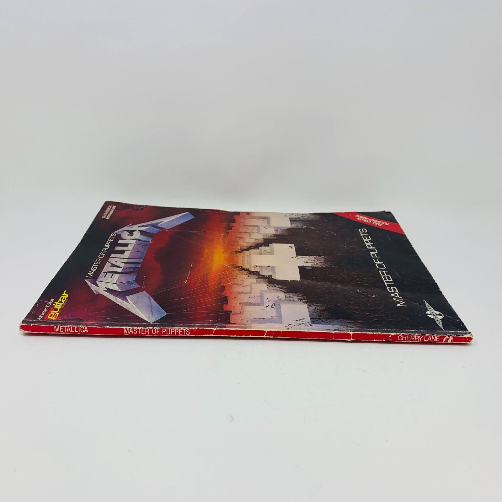 1988 Metallica Master of Puppets Songbook Guitar Vocal with Tablature Paperback