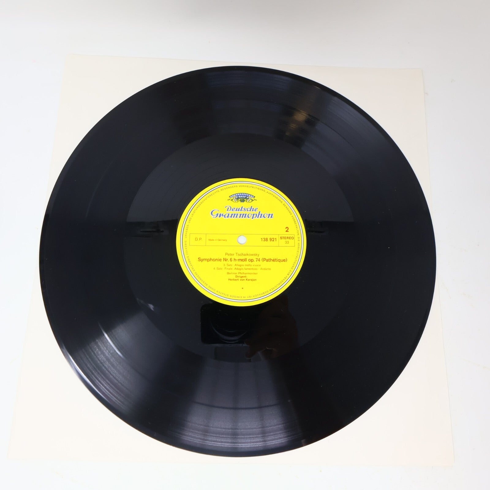 Tschaikowksy Symphonie Nr.6 h-moll Pathétique Herbert von Karajan Record 138 921