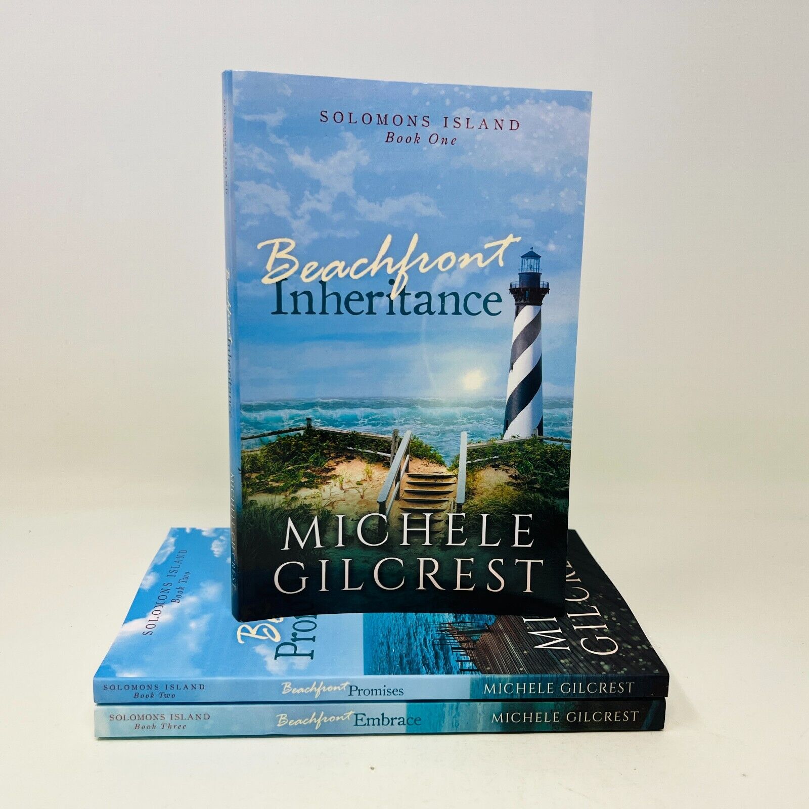 Solomons Island Paperback Books 1-3 Lot Michele Gilcrest Beachfront Inheritance