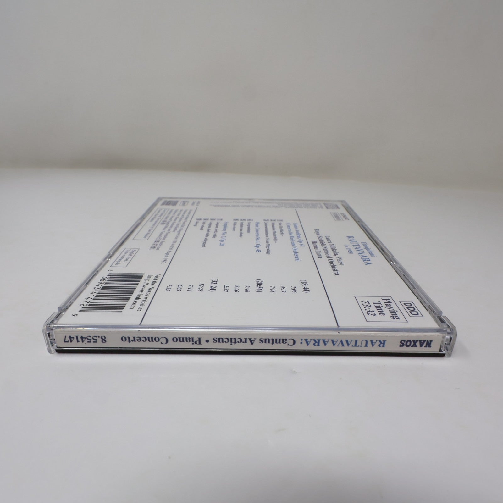 Einojuhani Rautavaara Cantus Arcticus/Piano Concerto 1 /Symphony 3 CD Lintu