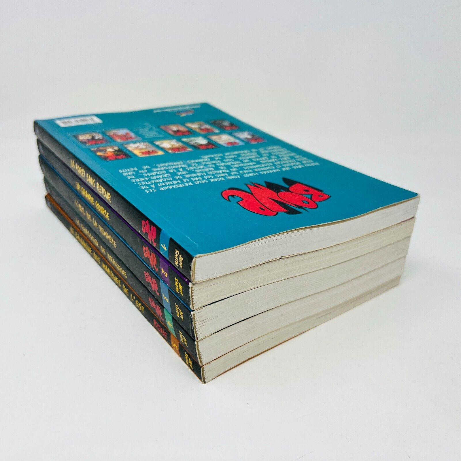 Bone #1-2-3-4-5 Lot de Bandes Dessinées de Jeff Smith en Français/French