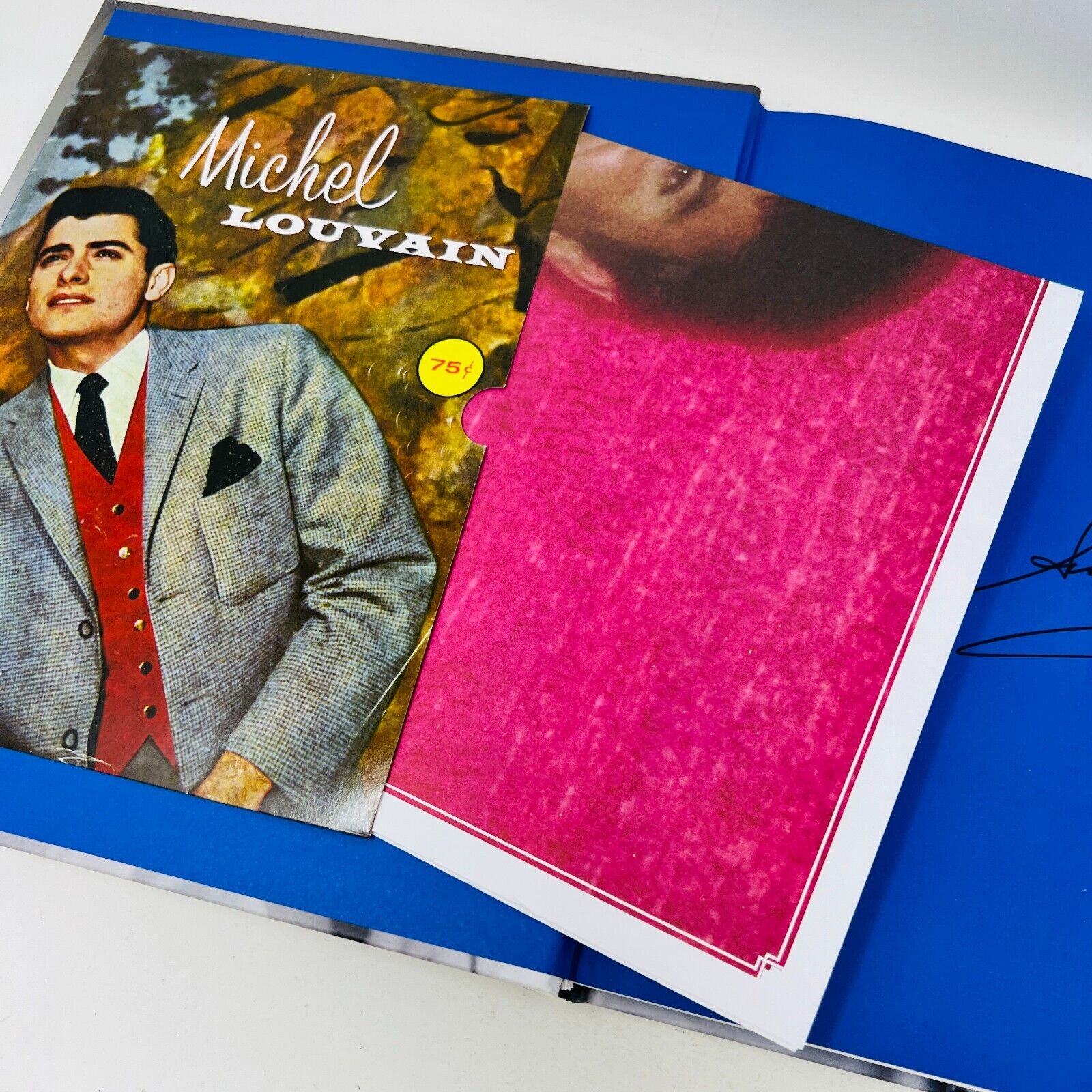 Livre Signé Michel Louvain Sans Âge de Benoit Gignac 2014 Caractère Chanteur