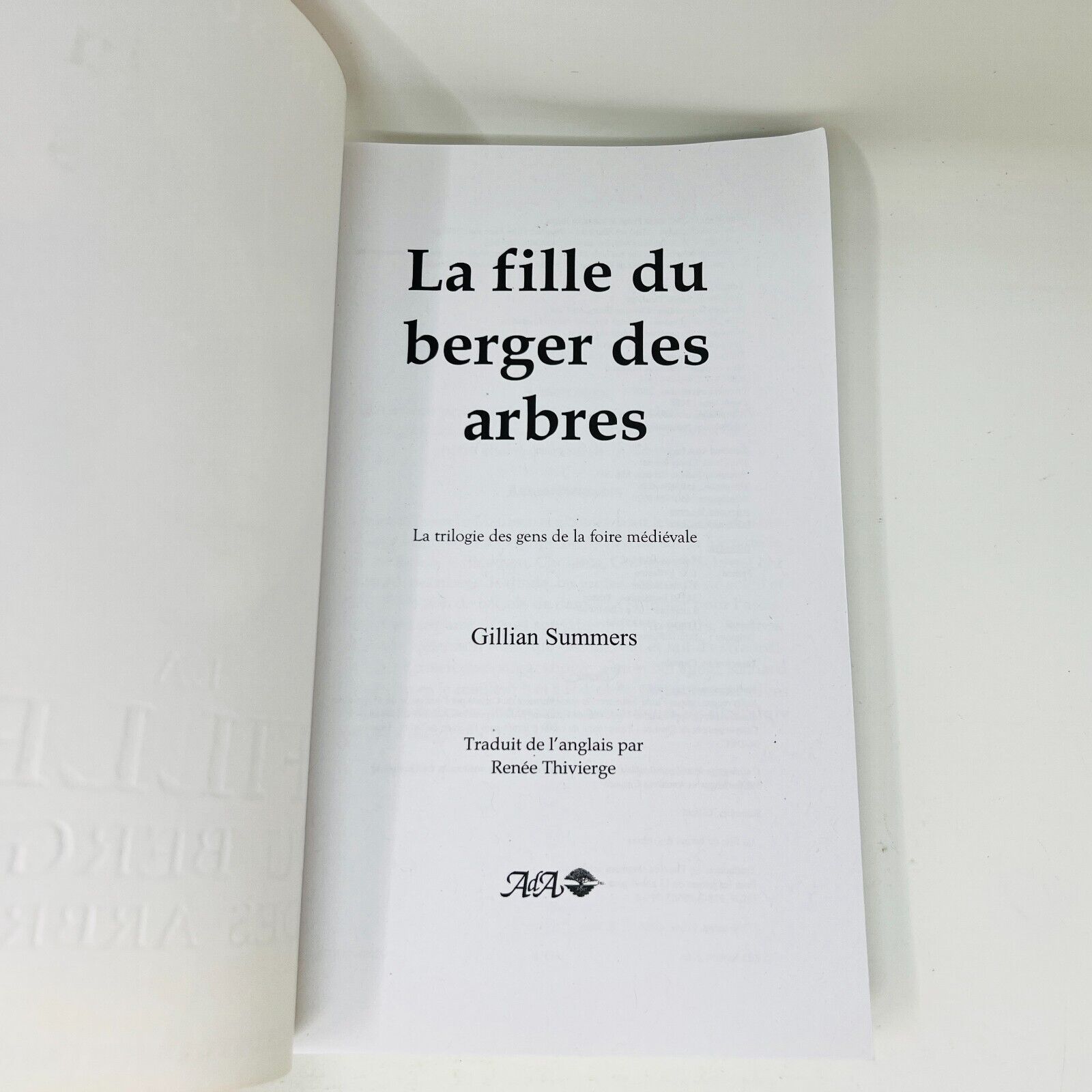 La Trilogie des Gens de la Foire Médiévale Complète Gillian Summer Français Lot