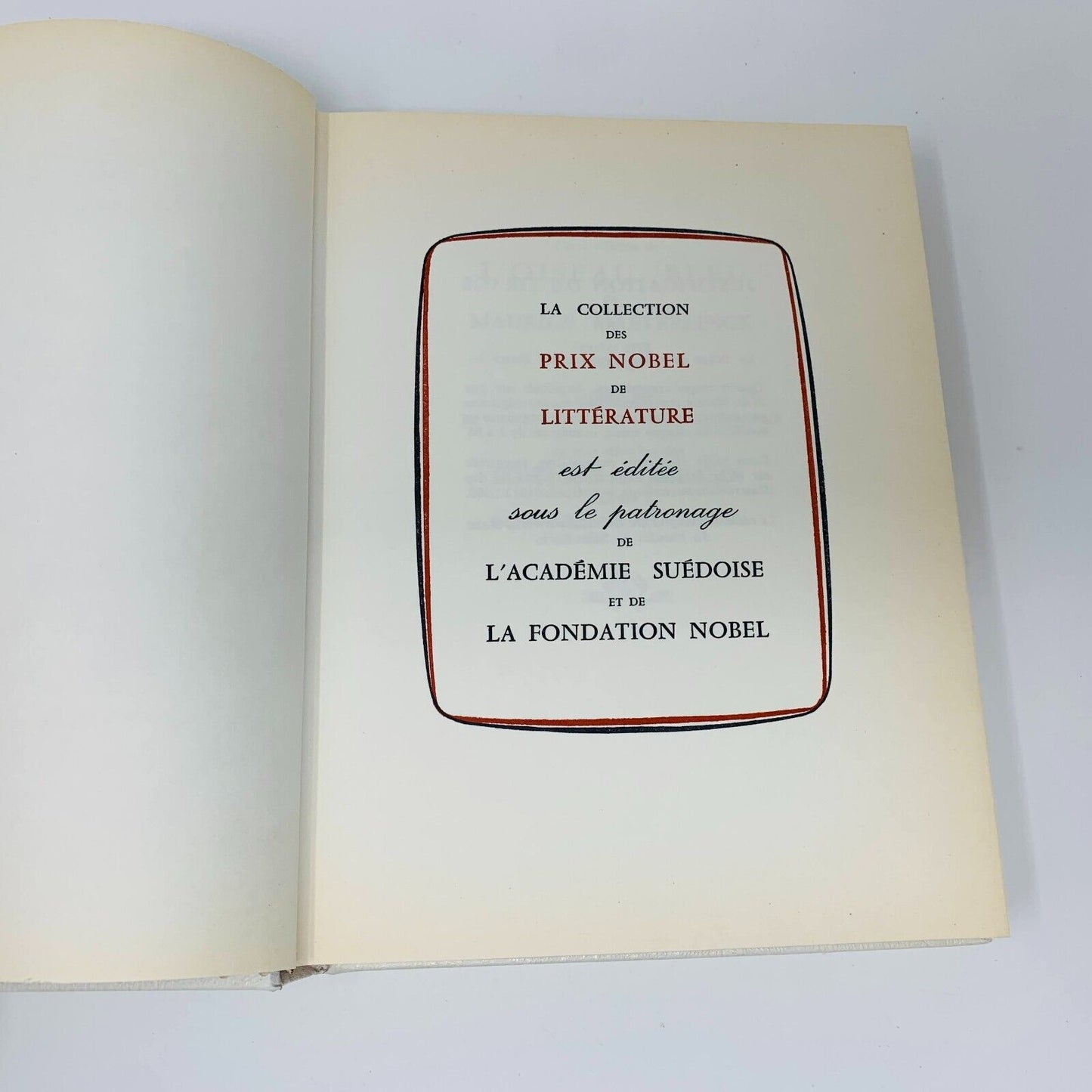 1961 L'Oiseau Bleu Rombaldi Nobel Littérature Maurice Maeterlinck Picasso Cover