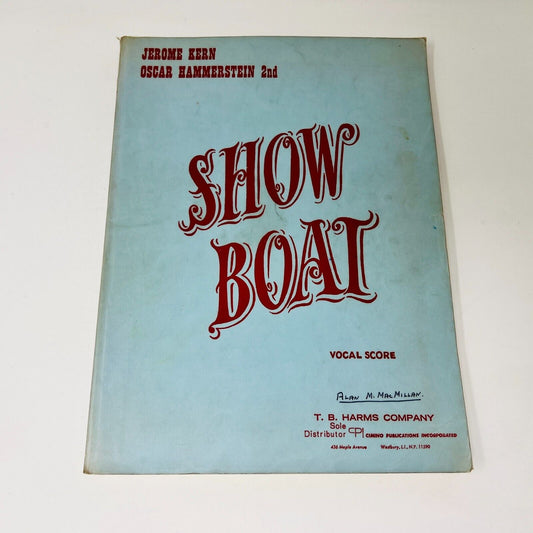 Show Boat Vocal Score Jerome Kern/Oscar Hammerstein 2nd T.B. Harms Paperback