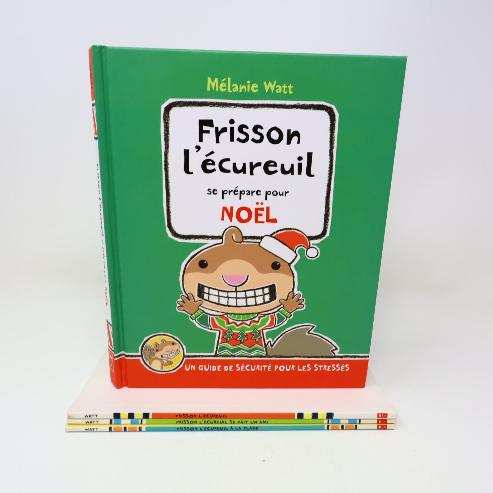 Frissons l'Écureuil Lot 4 Livres Jeunes Enfants Mélanie Watt Scholastic French