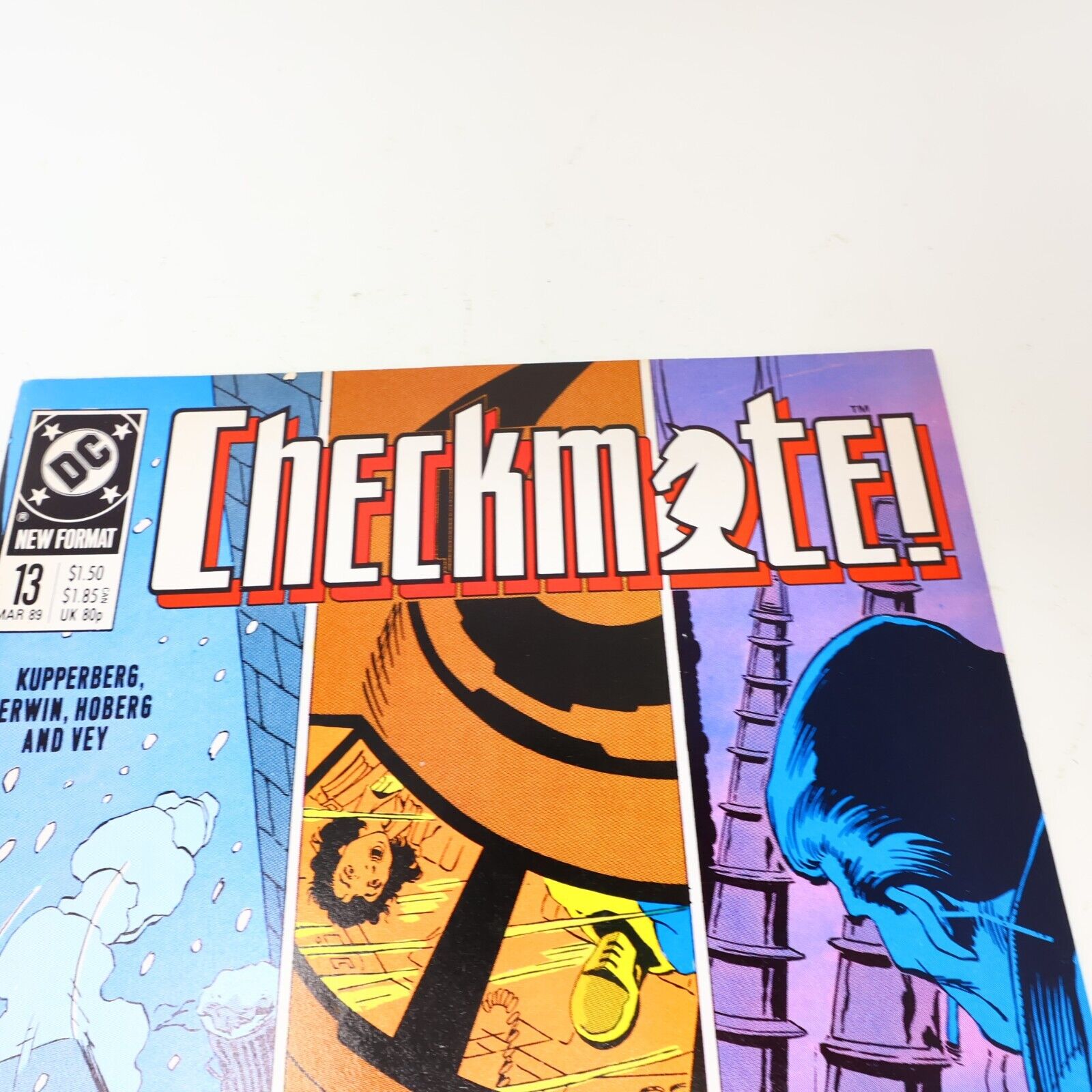 Lot 5 Comics Checkmate #6-7, 9, 13 Kupperberg/Erwin/Hoberg/Vey DC 1988-89