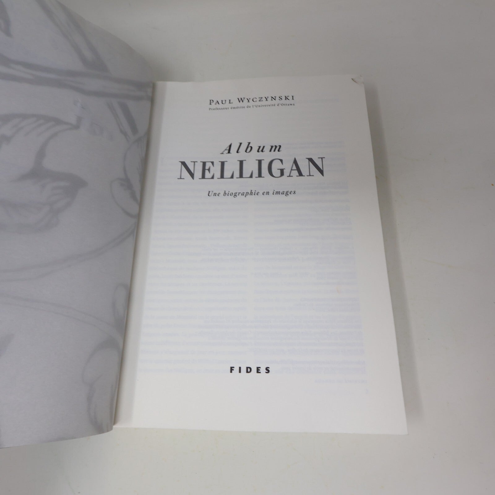 2002 Album Nelligan une Biographie en Images Paul Wyczynski Littérature Québec