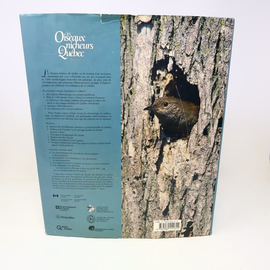 1996 Les Oiseaux Nicheurs du Québec Jean Gauthier Yves Aubry Atlas Nature Livre
