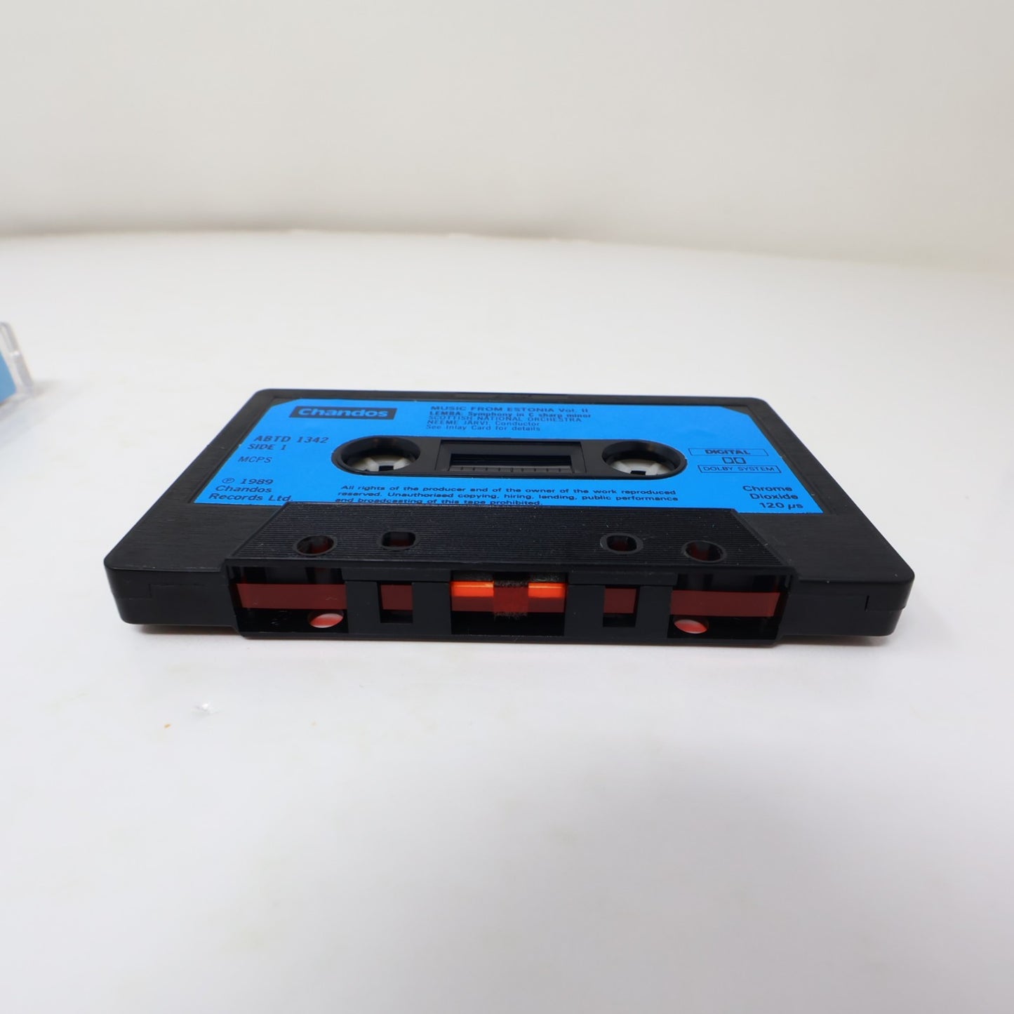 Music From Estonia Volume 2 Cassette Neeme Järvi Lemba/Tobias/Eller/Veljo Tormis
