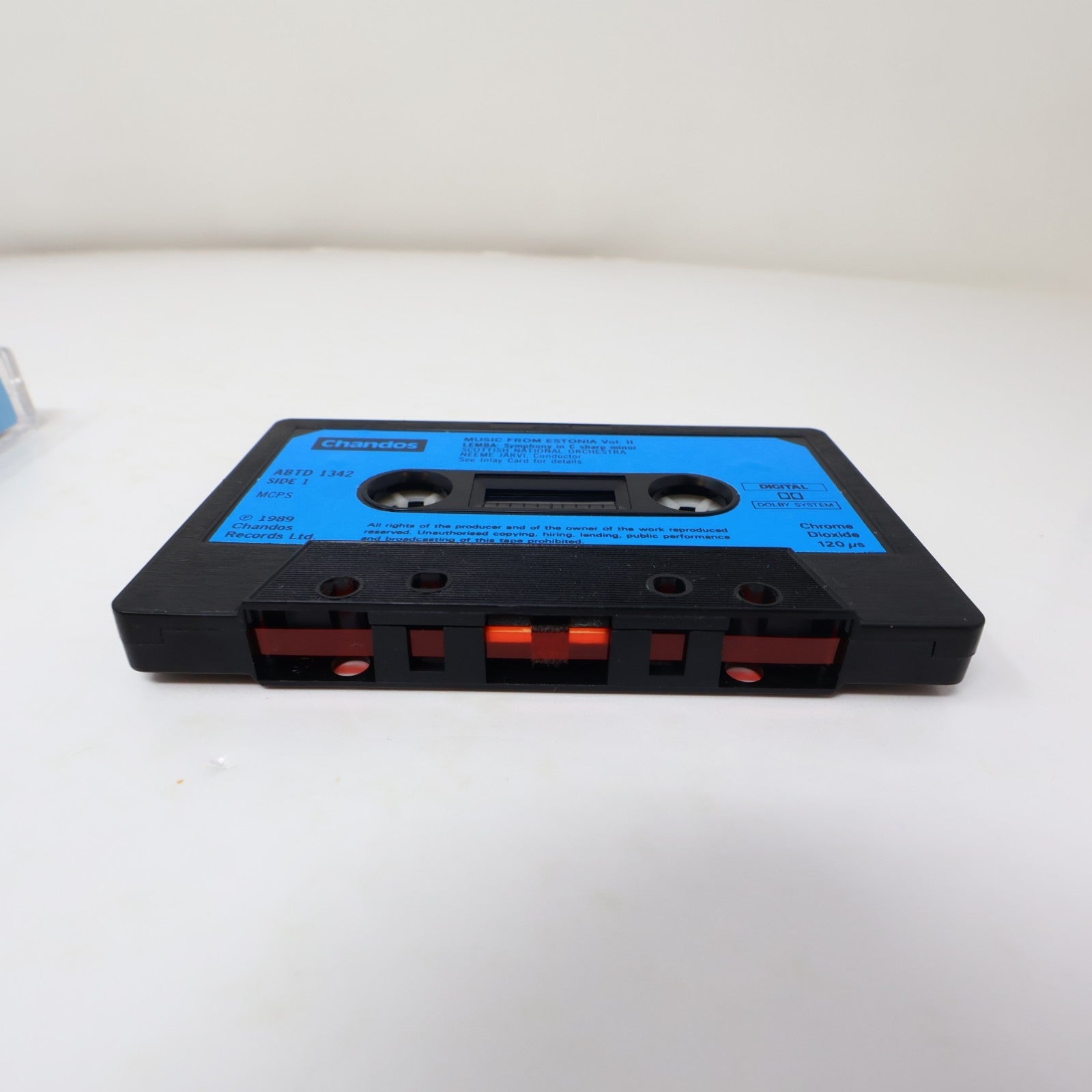 Music From Estonia Volume 2 Cassette Neeme Järvi Lemba/Tobias/Eller/Veljo Tormis