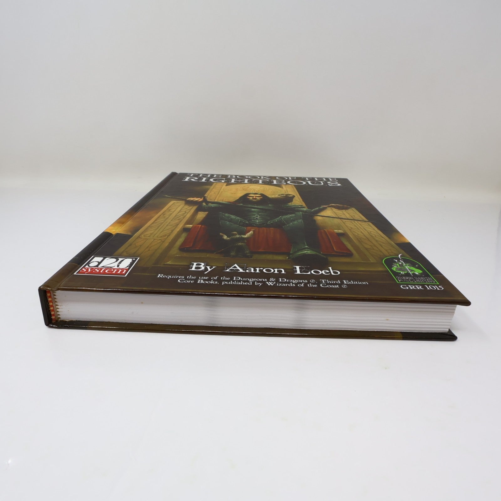 The Book of the Righteous Aaron Loeb D20 System Arcana Green Ronin 2002 HC Rpg
