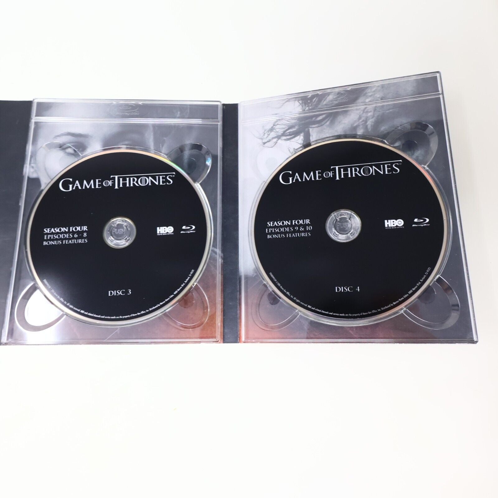 Game of Thrones / Le Trône de Fer Season 4 Blu-Ray Set HBO Tested NTSC John Snow