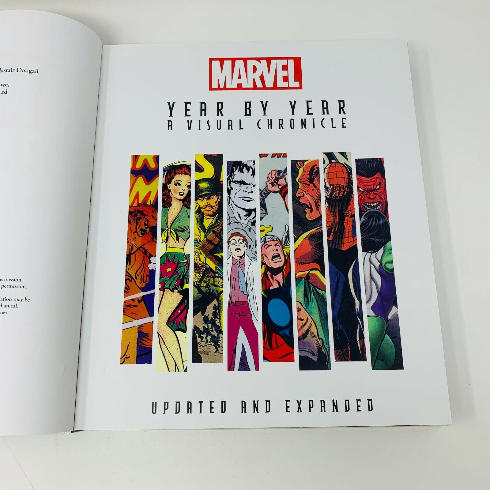 2013 Marvel Year by Year A Visual History Chronicle Hardcover Updated & Expanded