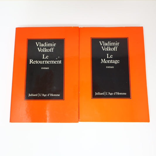 Vladimir Volkoff Lot 2 Livres Le Retournement/Montage Espionnage Français French