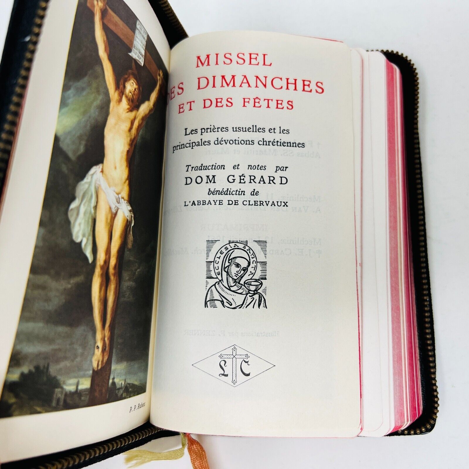 1961 Missel des Dimanches et Fêtes Dom Gérard Abbaye de Clervaux Français/Latin