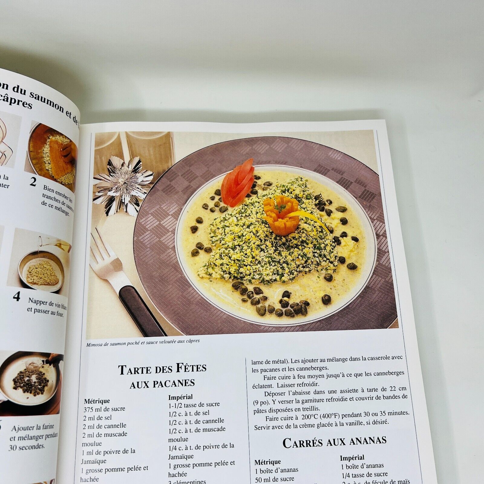 1998 La Table en Fête Les Cercles des Fermières du Québec Livre Recettes Cuisine