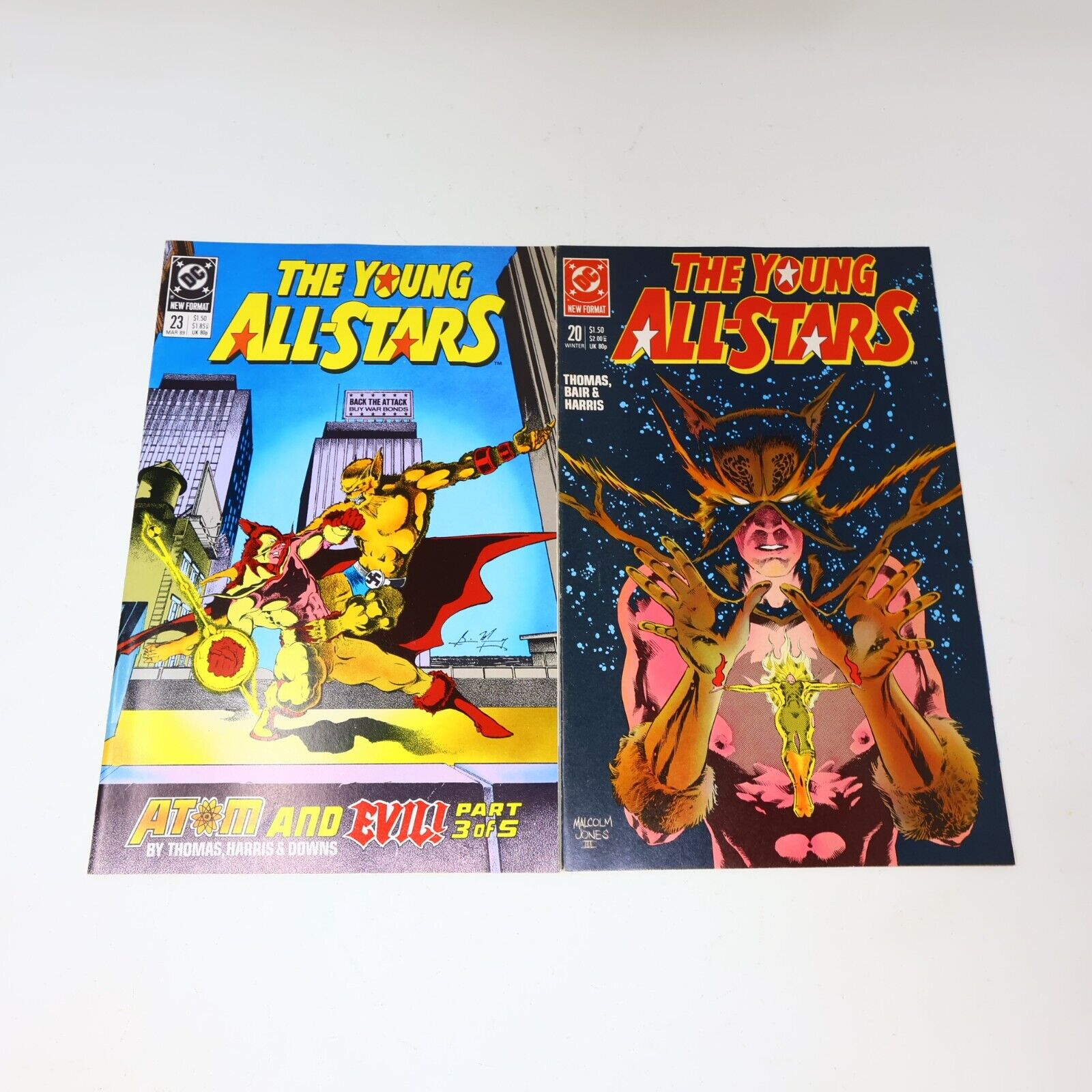 Lot 7 Comics The Young All-Stars #8 13-14 16 19-20 23 DC 1987-88 80s