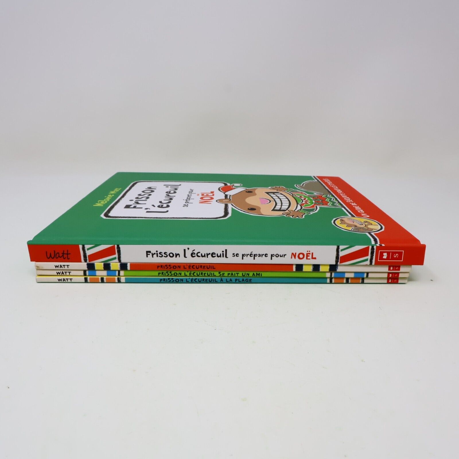 Frissons l'Écureuil Lot 4 Livres Jeunes Enfants Mélanie Watt Scholastic French