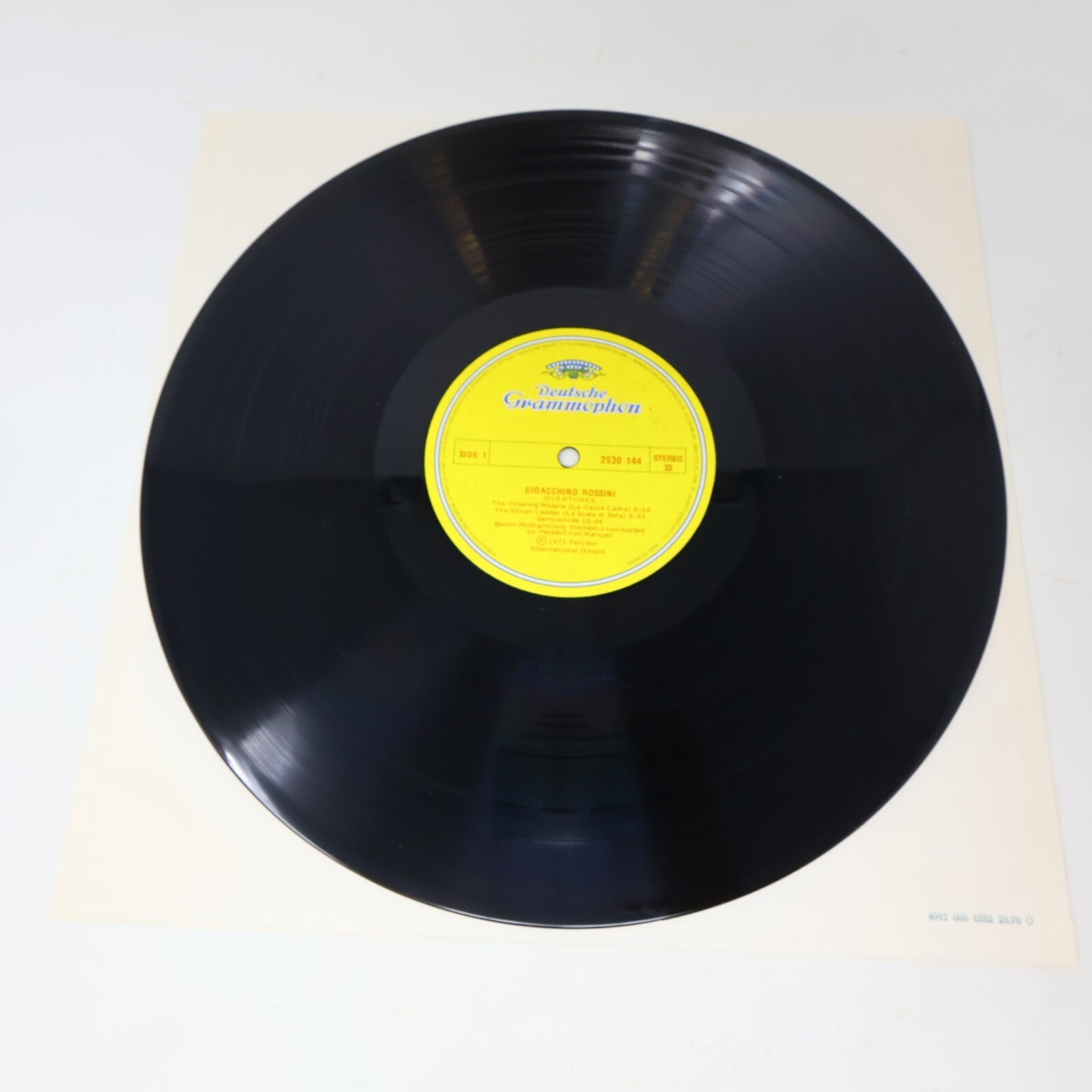 Herbert von Karajan Rossini Ouvertüren Berliner Philharmoniker Record 2530 144