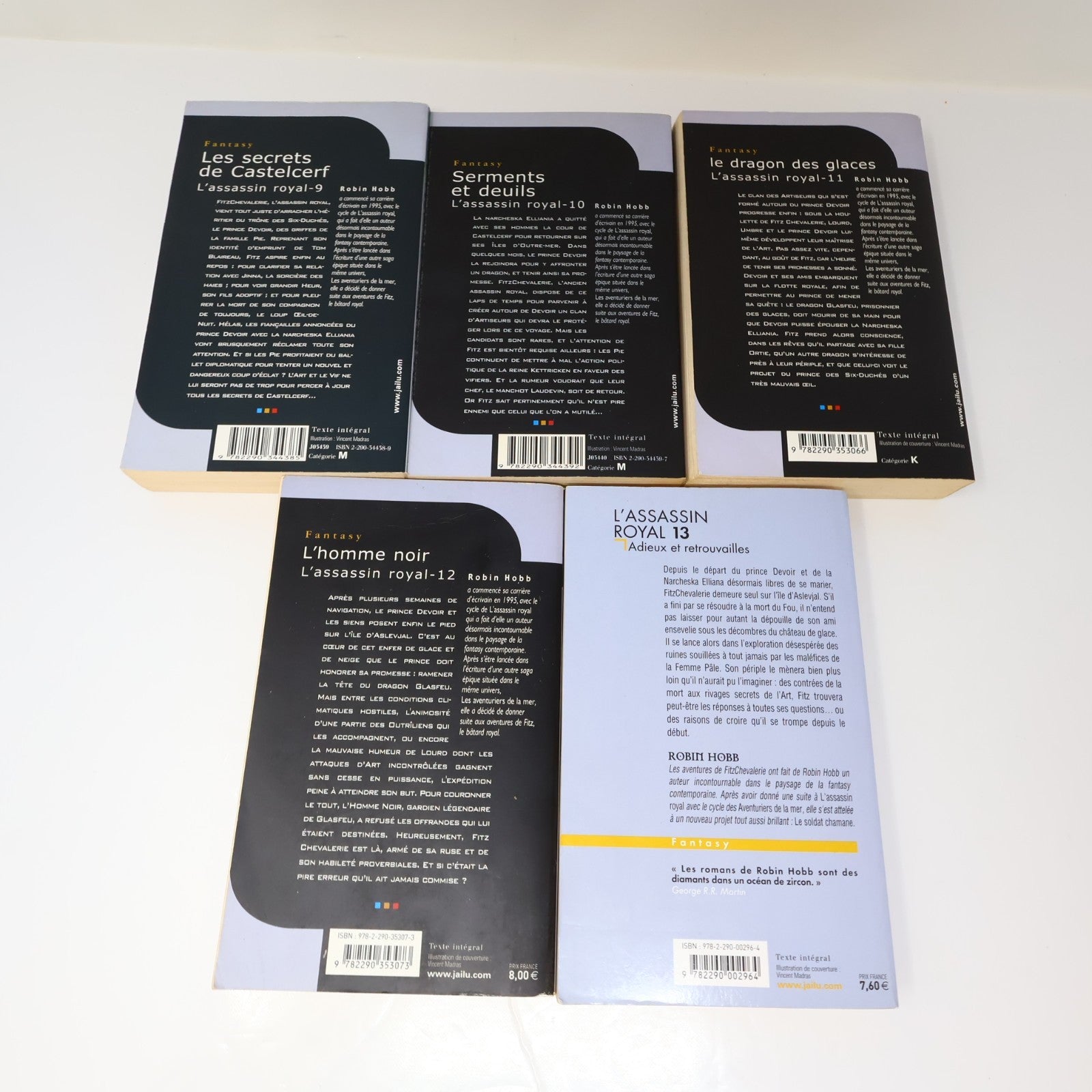 L'Assassin Royal #1-13 Série Complète Lot 13 Livres Robin Hobb J'ai Lu Fantasy