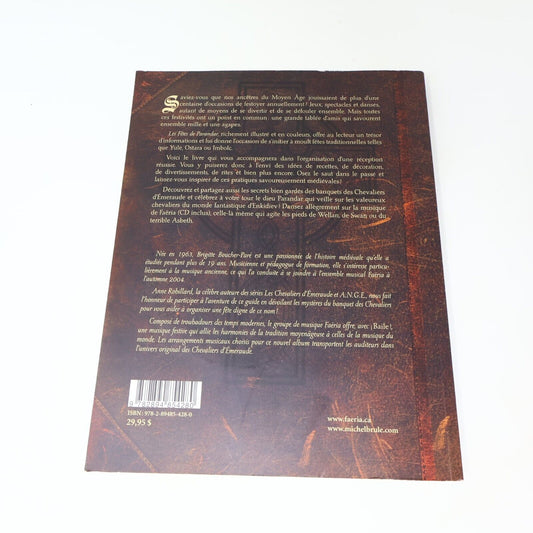 2008 Chevaliers d'Émeraude Les Fêtes de Parandar Cuisine Recettes Français Livre