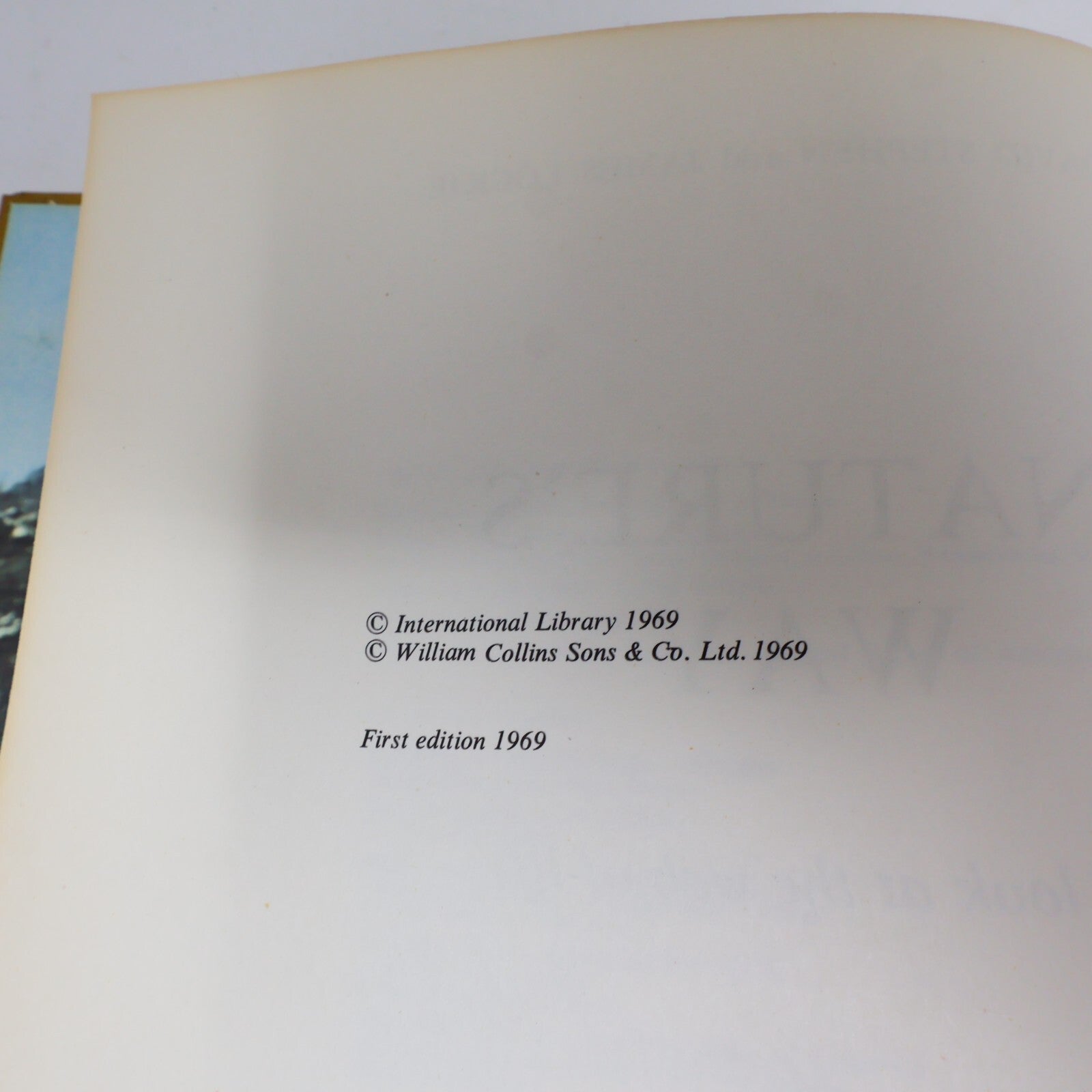 1969 Nature's Way David Stephen James Lockie Collins Animals 1st Edition Book HC