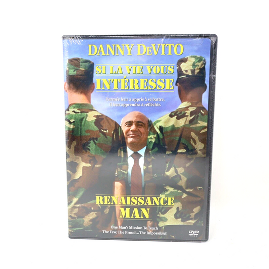 Si La Vie Vous Intéresse / Renaissance Man DVD Français Dany DeVito NTSC Scellé