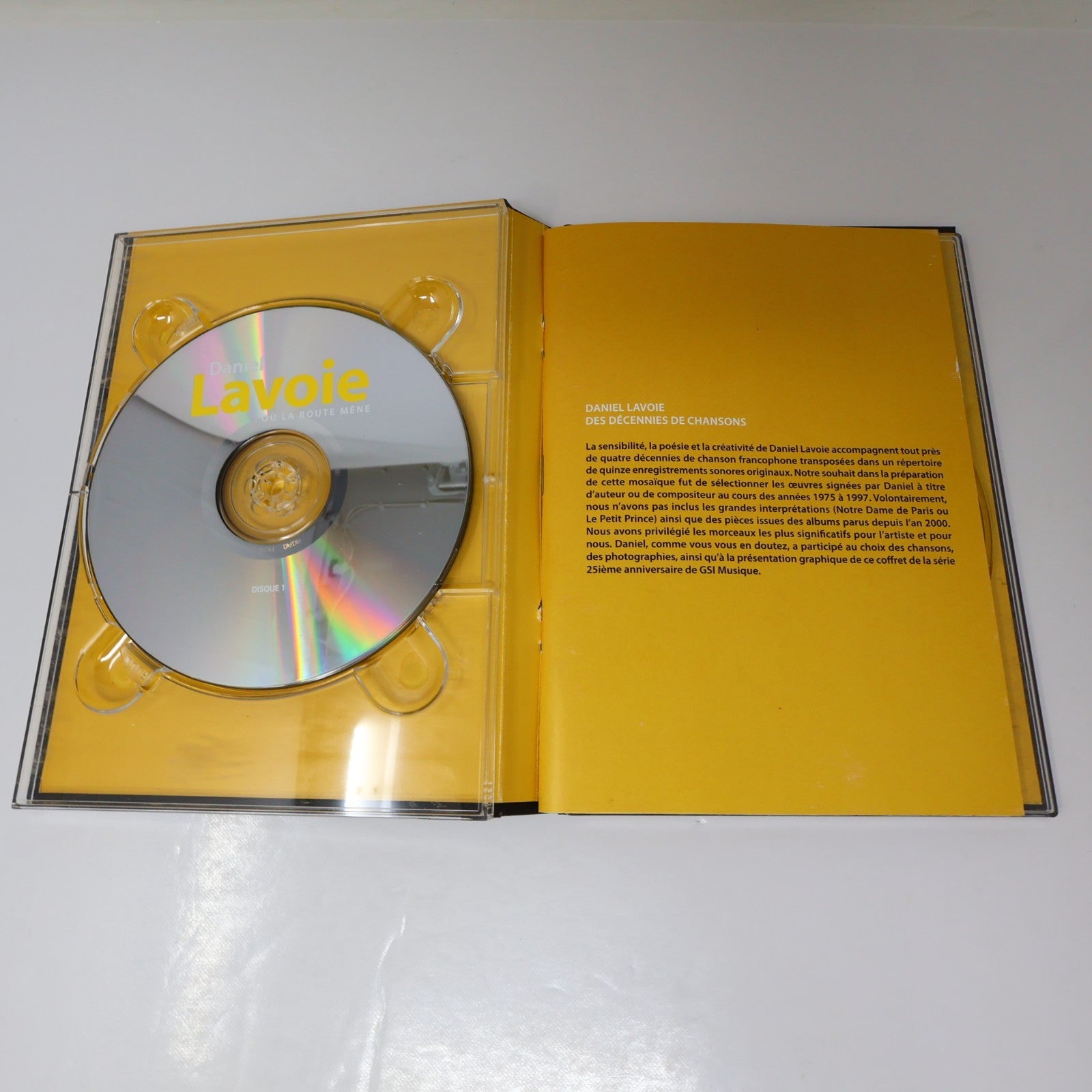 Où la Route Mène de Daniel Lavoie CD/DVD 2016 Tension Attention!/Pape du Rap