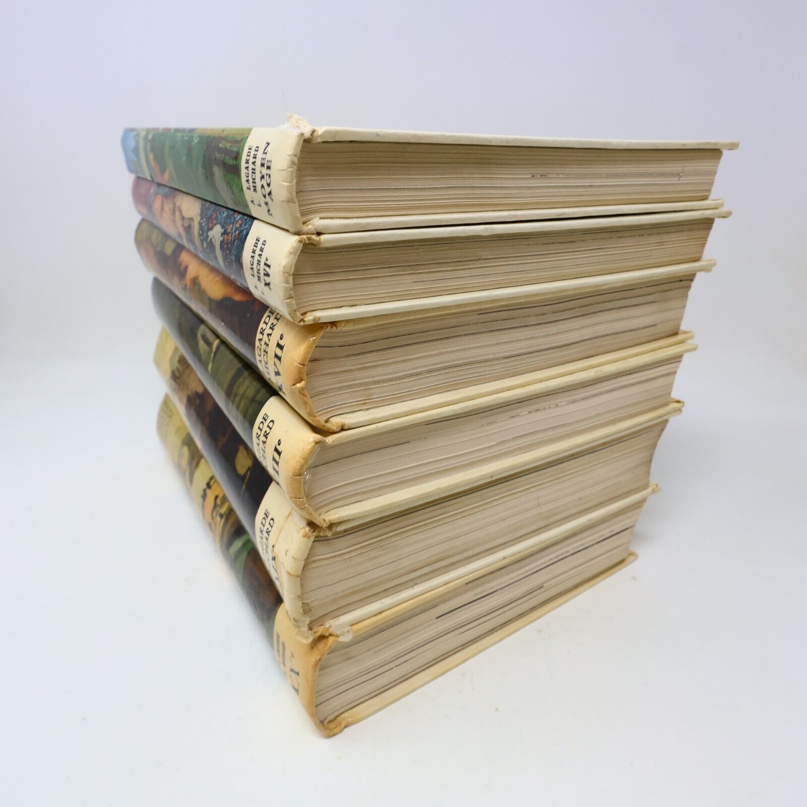 Collection Littéraire Lagarde et Michard Lot 6 Livres Série Complète Français HC