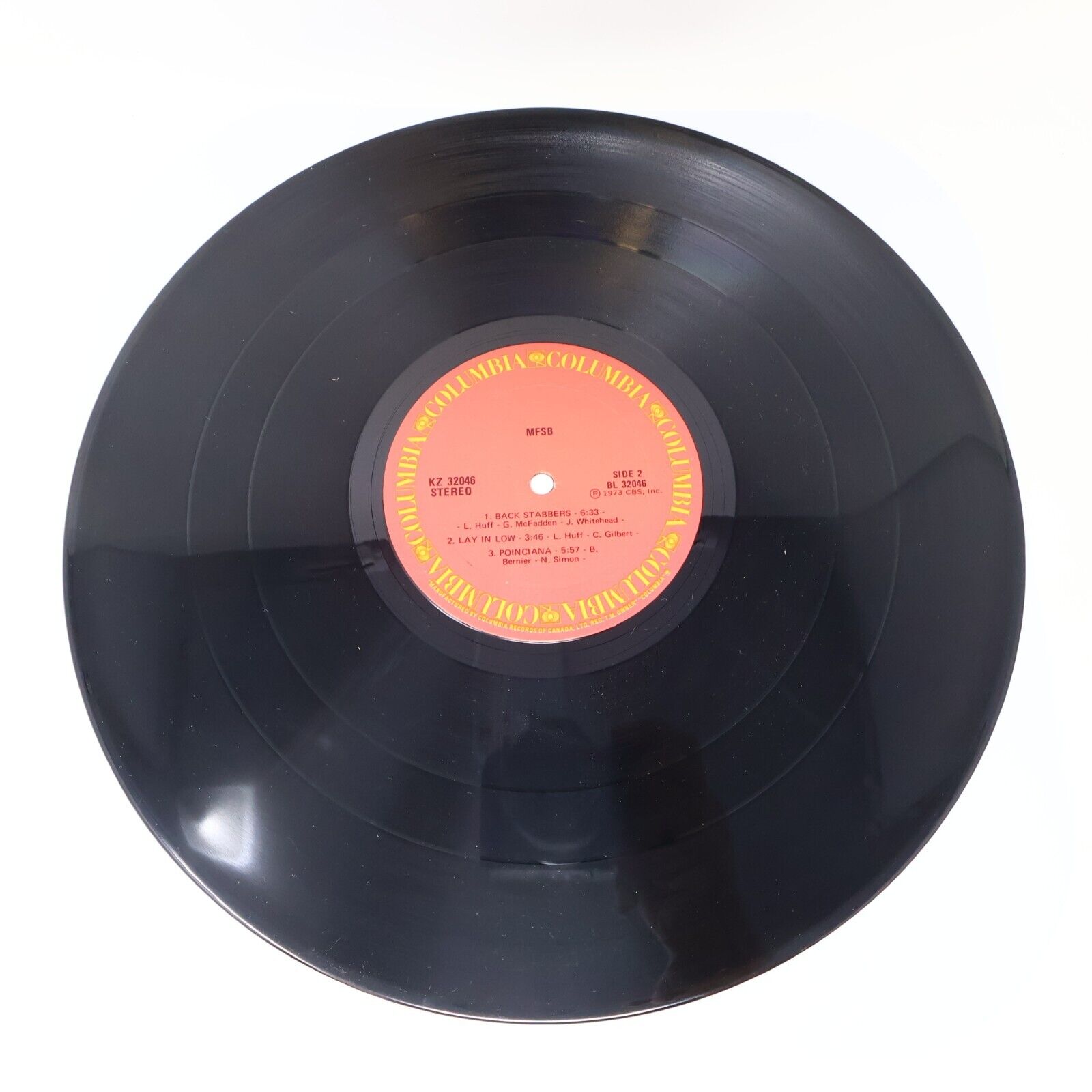 MFSB Self Titled LP Record Vinyl KZ 32046 Canada Columbia Something For Nothing