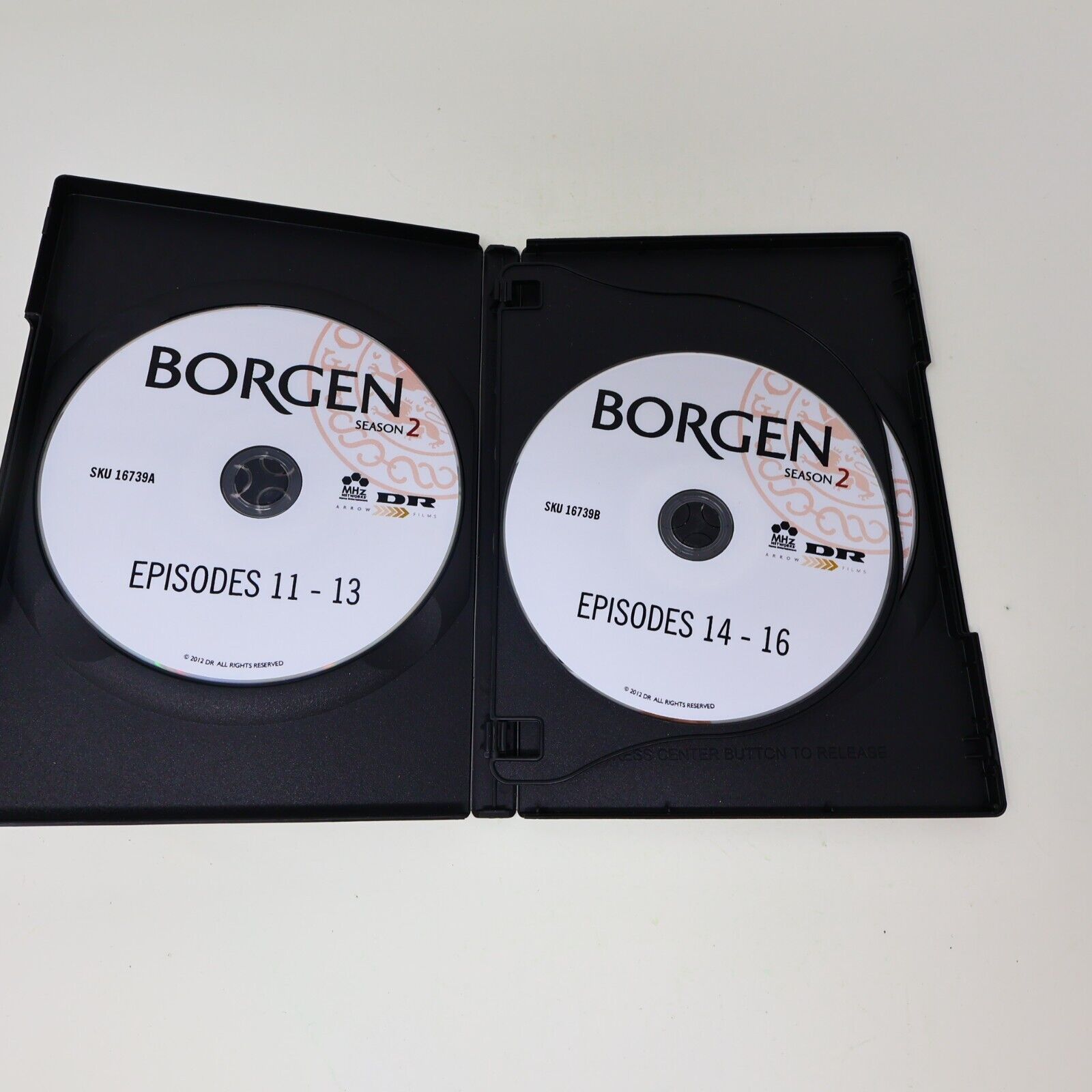 Borgen Season 2 DVD Tested NTSC Region 1 Danish with English Subtitles MHZ 2013