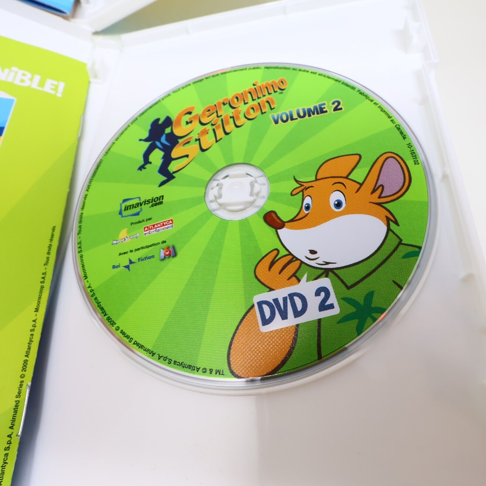 Coffret Geronimo Stilton Saisons 1 & 2 DVD Édition Limitée Testé NTSC Français