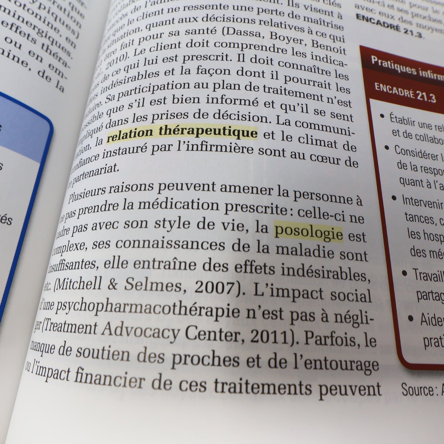 Soins Infirmiers Santé Mentale et Psychiatrie Fortinash/Worret 2016 HC Éducation