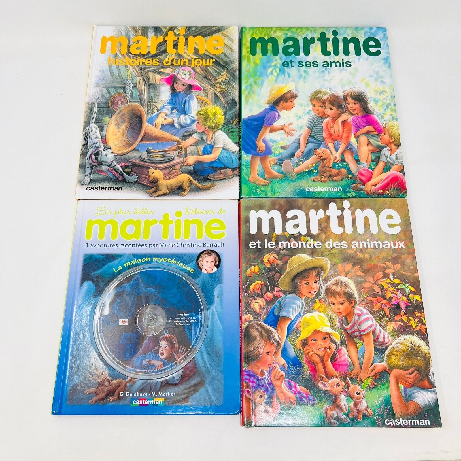 5x Martine Lot d'Omnibus Casterman 32 Histoires au Total Delahaye/Marcel Marlier