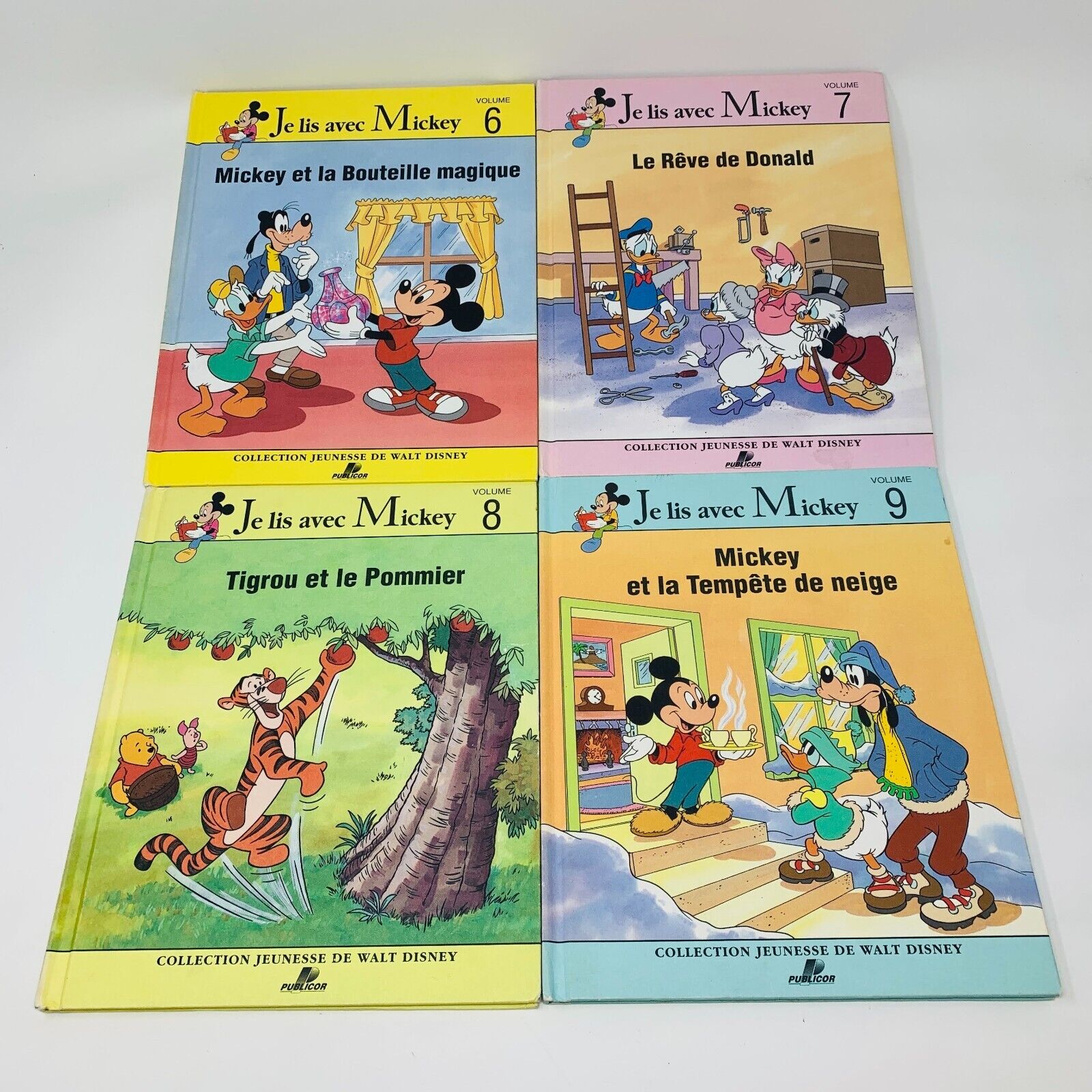 Je Lis avec Mickey Lot de 14 Livres Disney Enfants Français Children French 90s