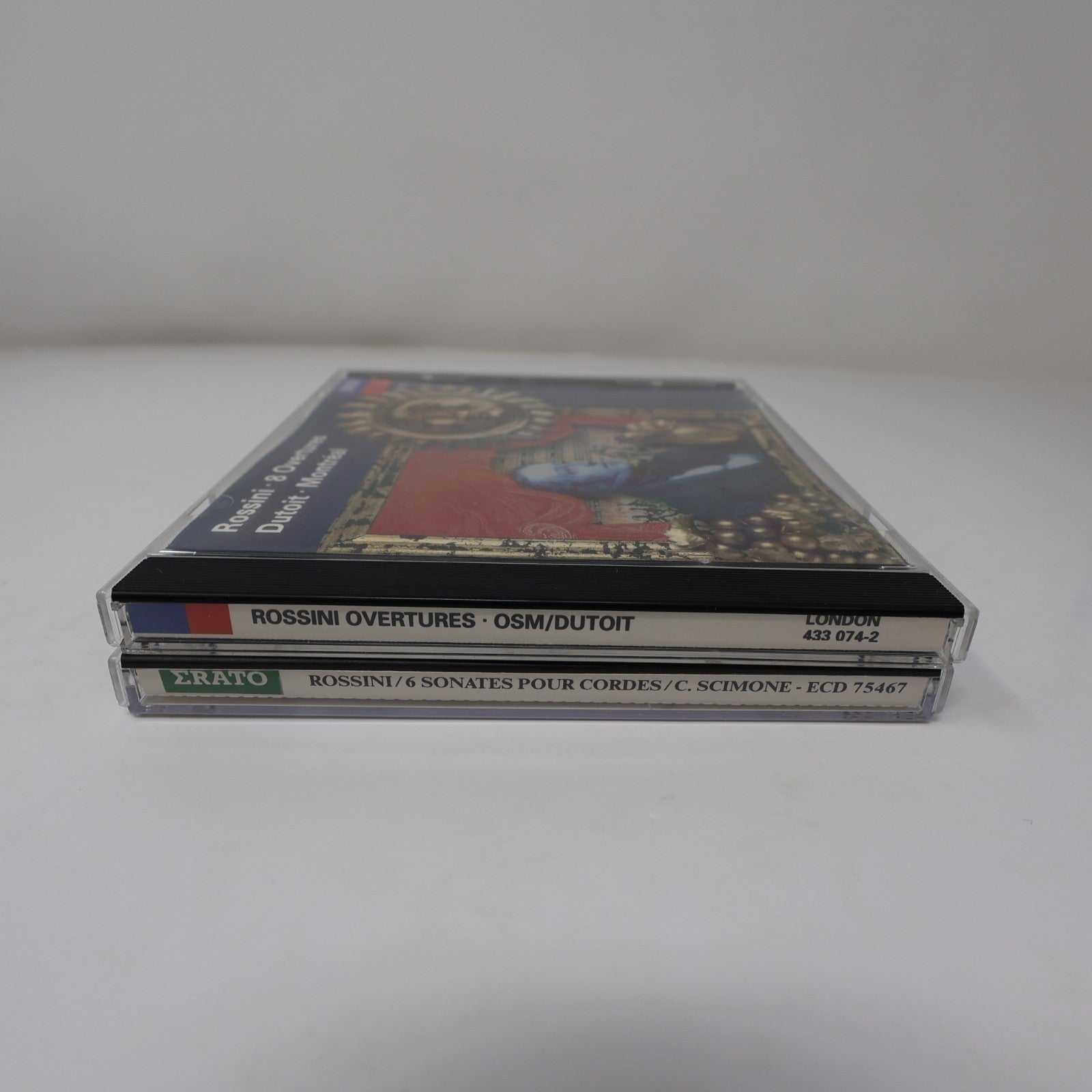 Rossini 2 CD Lot 8 Overtures/6 Sonate a Quattro Charles Dutoit/Claudio Scimone
