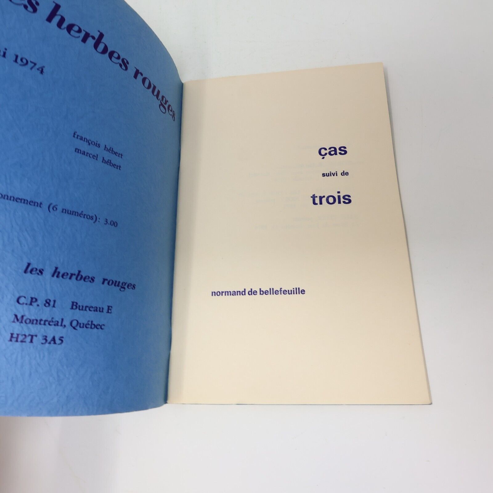 Les Herbes Rouges #2-20, 147 Poésie Québec Fée des Étoiles Lot 20 Livres 70s PB
