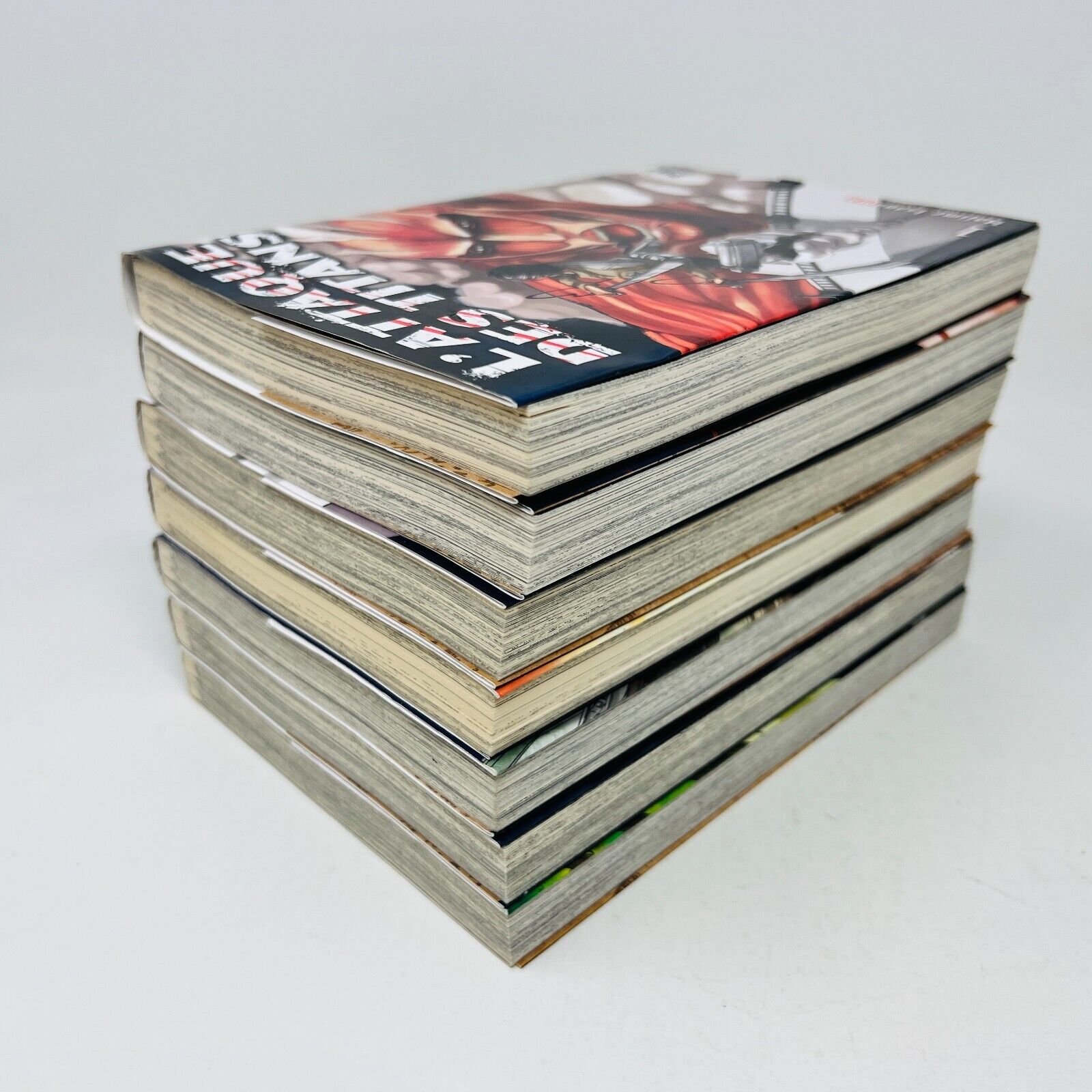 Lot de 7 Mangas L'Attaque des Titans 1 à 7 de Hajime Isayama en Français Pika