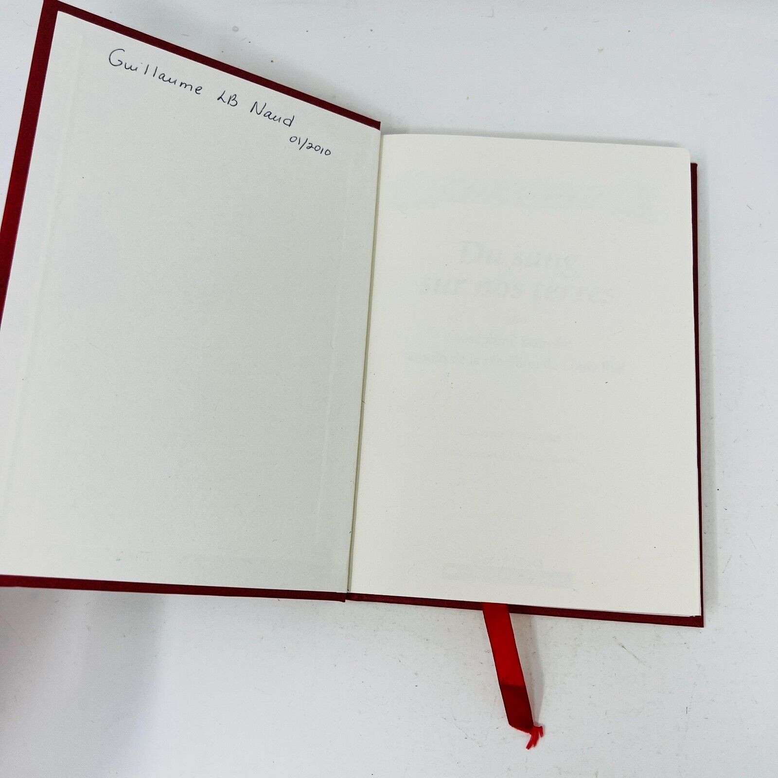 Cher Journal Du Sang sur nos Terres/Entrée Refusée/Ma Soeur Orpheline Lot Livres