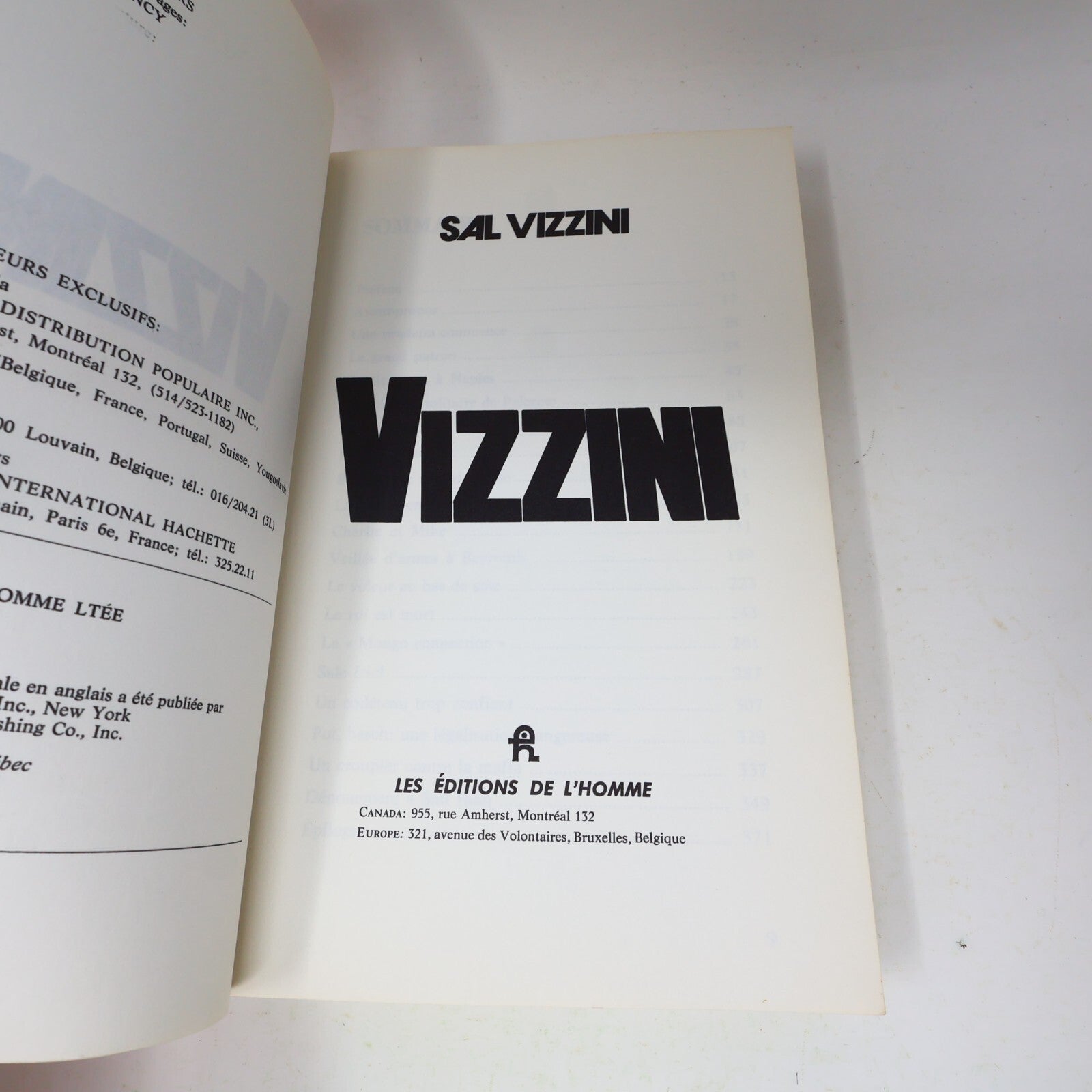 1973 Vizzini Oscar Fraley Sal Vizzini Marshall Smith De L'homme Biographie Crime
