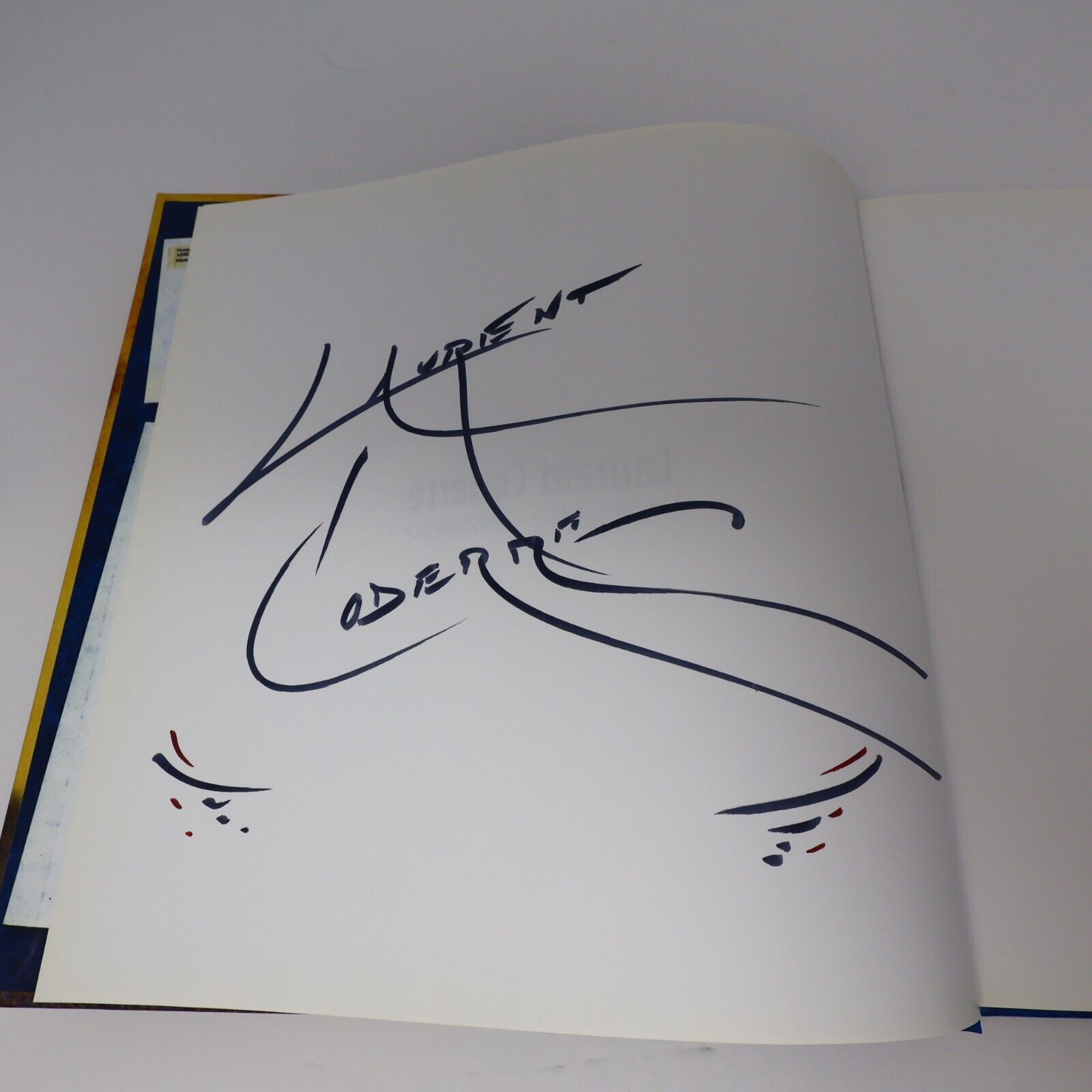 2010 Laurent Coderre Artiste Peintre Dessinateur de Claude Sauvage Signé Broquet