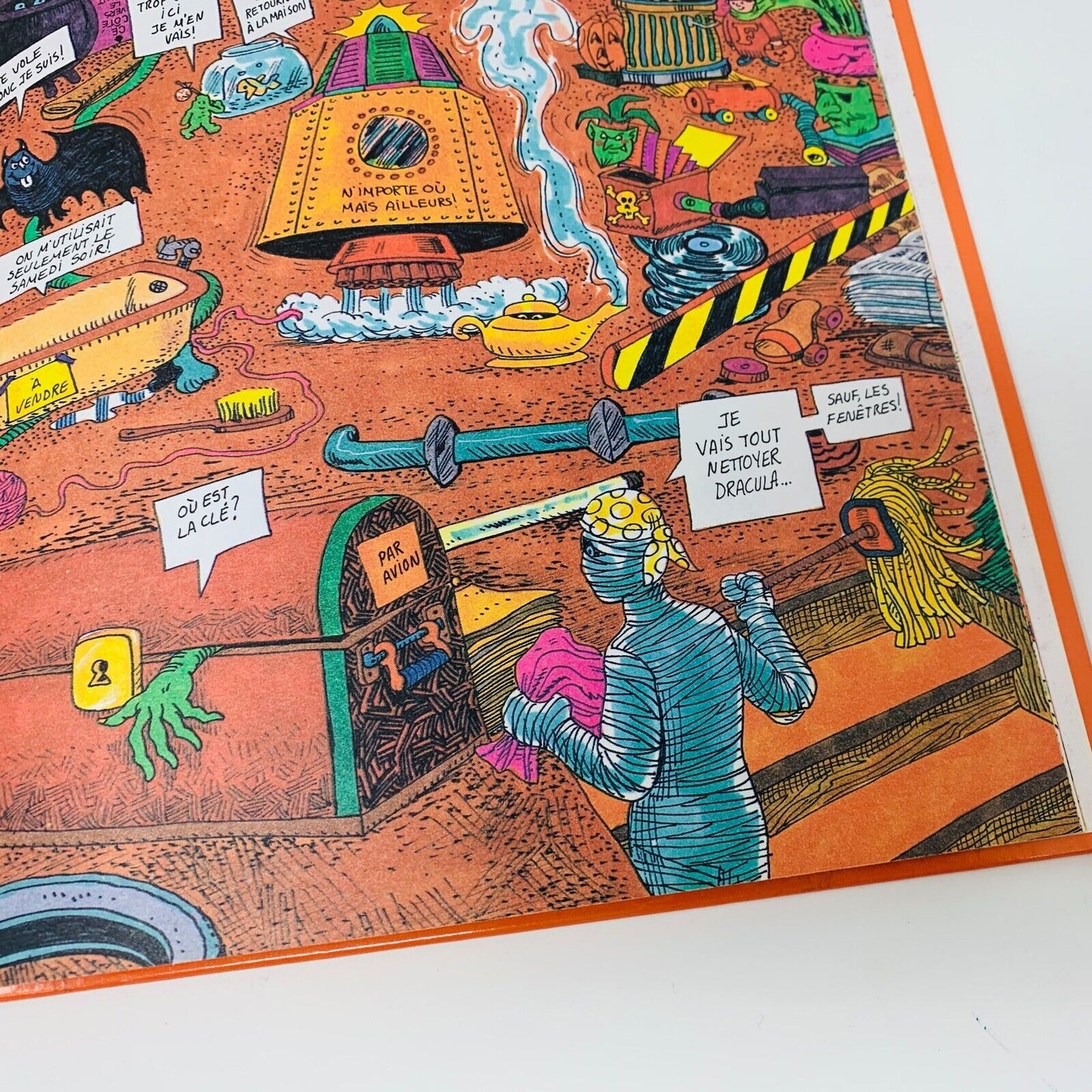 1991 Cherche François et Lise dans la Maison Hantée Tallarico Livre Halloween