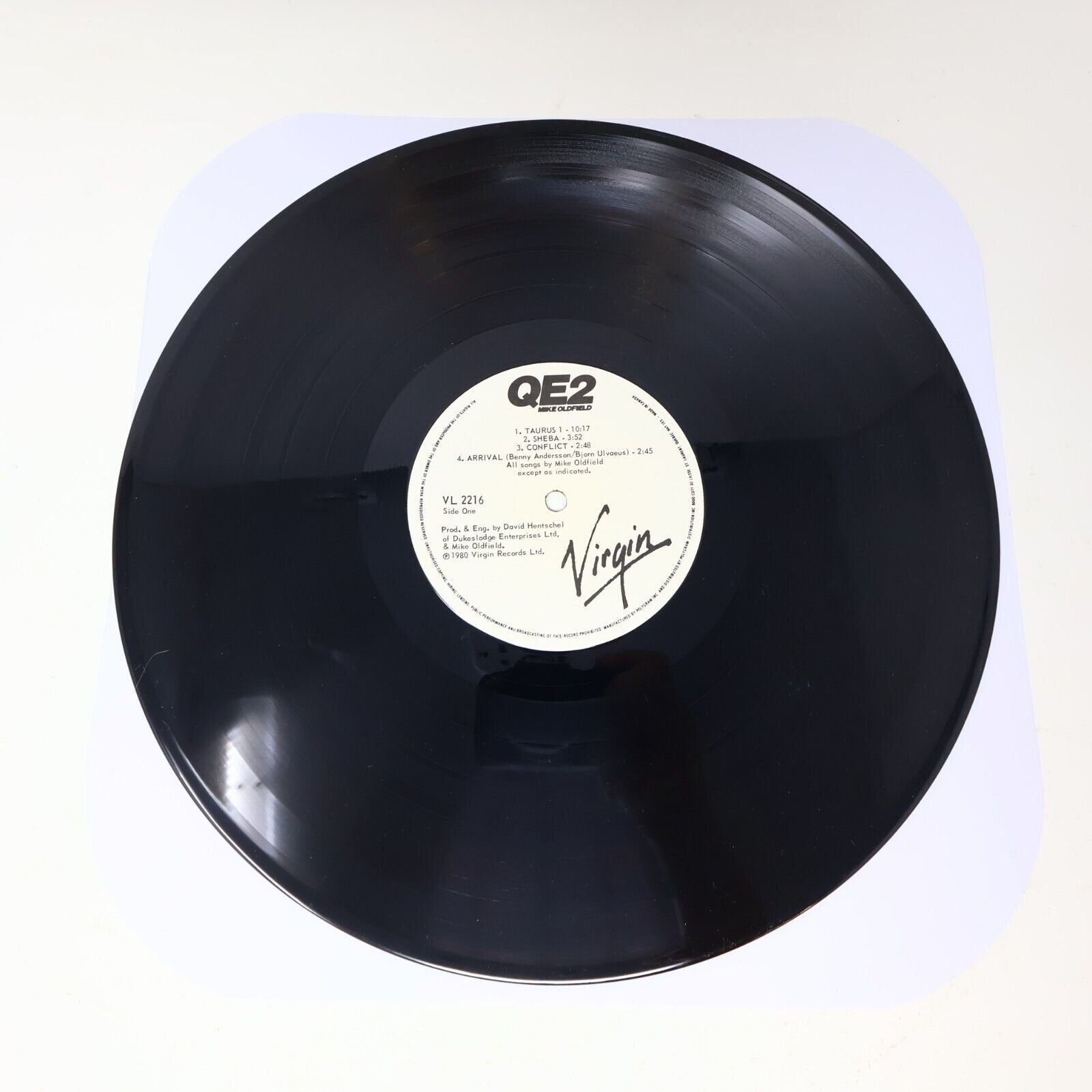 Mike Oldfield QE2LP Record 1980 Canada Virgin VL-2216 Arrival Wonderful Land EX
