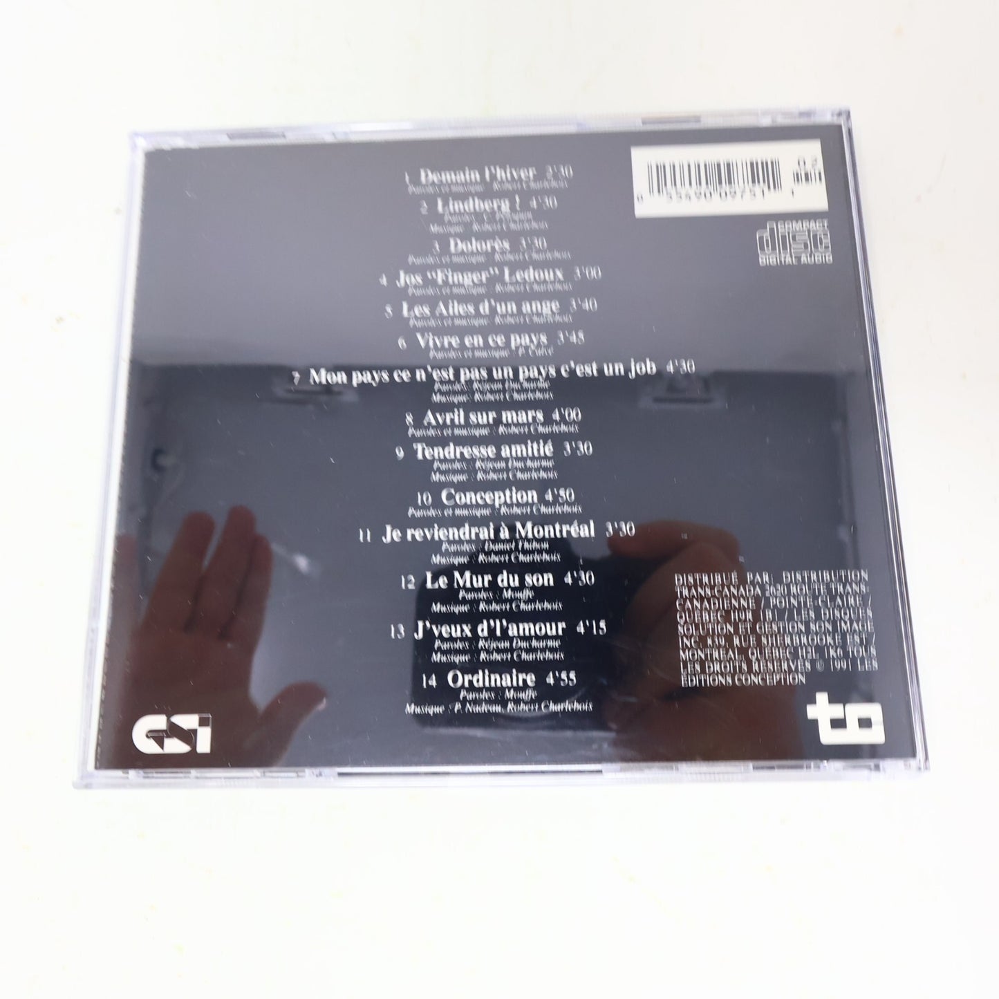 1991 Robert Charlebois Première 1ère Période Boîtier 3 CD Testés Compilation