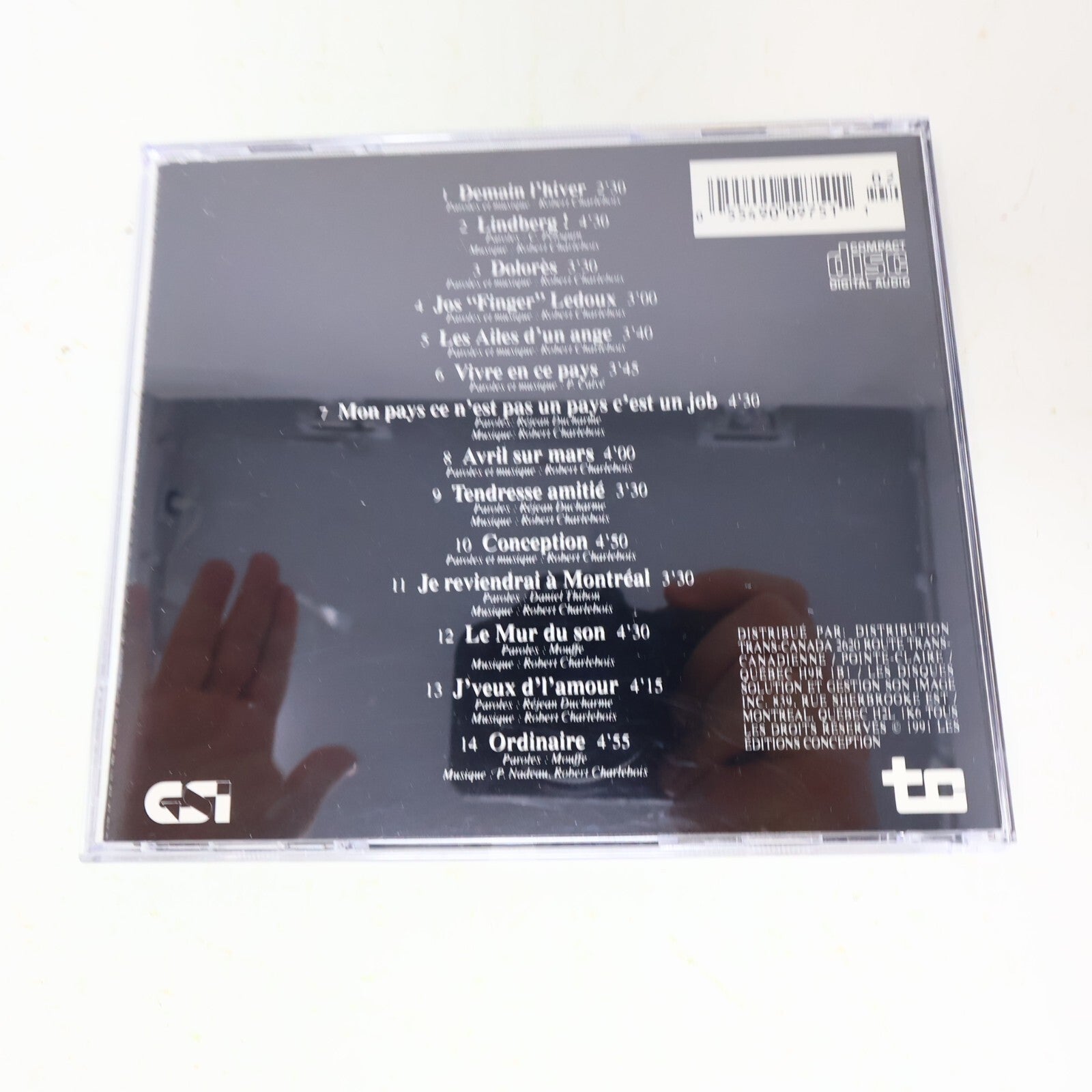 1991 Robert Charlebois Première 1ère Période Boîtier 3 CD Testés Compilation