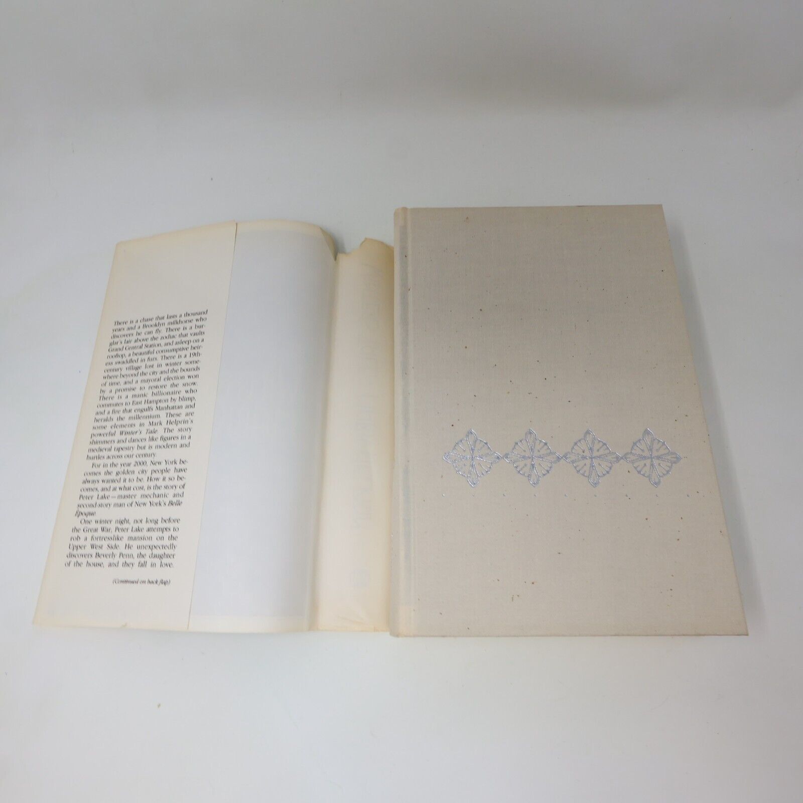 1983 Winter's Tale Mark Helprin Historical Fantasy HBJ Hardcover Book 80s HC DJ